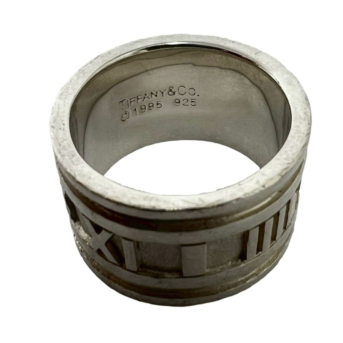 Tiffany Silver Silver 925 Band Ring (Pre-Owned)