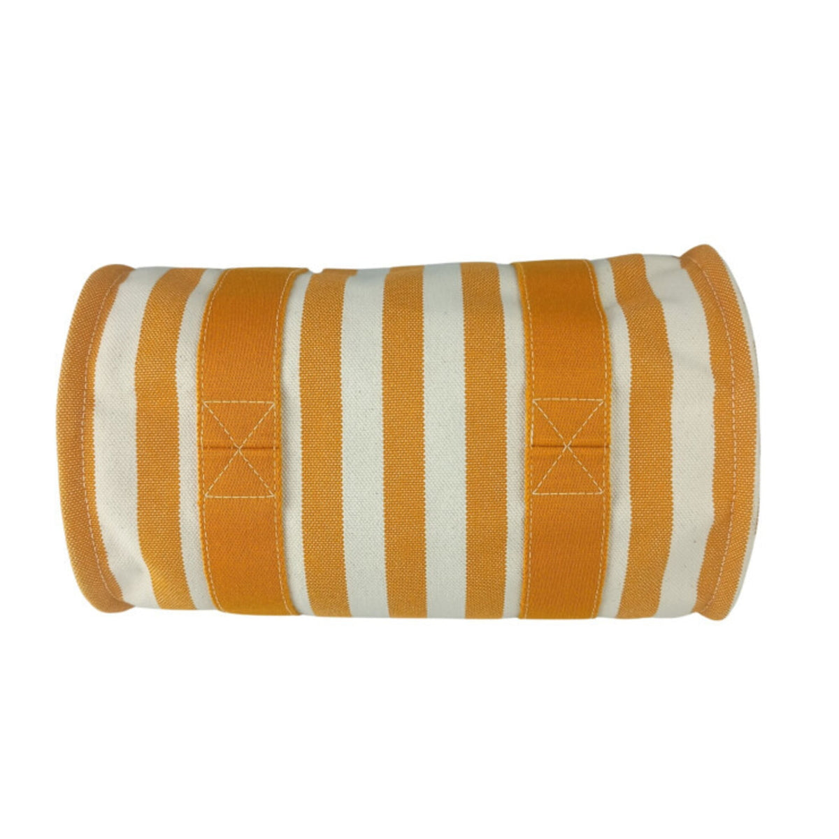 Hermes Natural Orange Canvas Handbag Pouch Tote Bag (Pre-Owned)