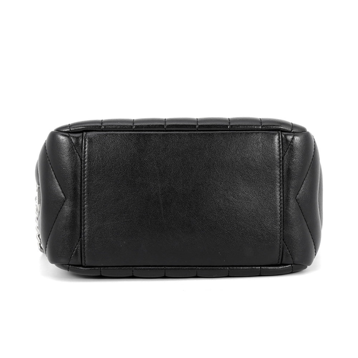 Yves Saint Laurent Black Leather Handbag Shoulder Bag (Pre-Owned)