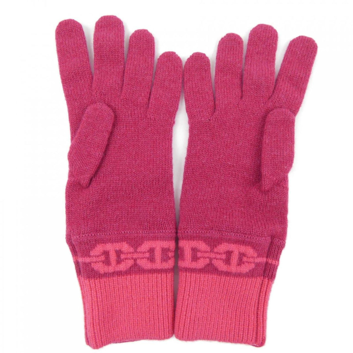 Hermes Pink Cashmere Warm Gloves (Pre-Owned)