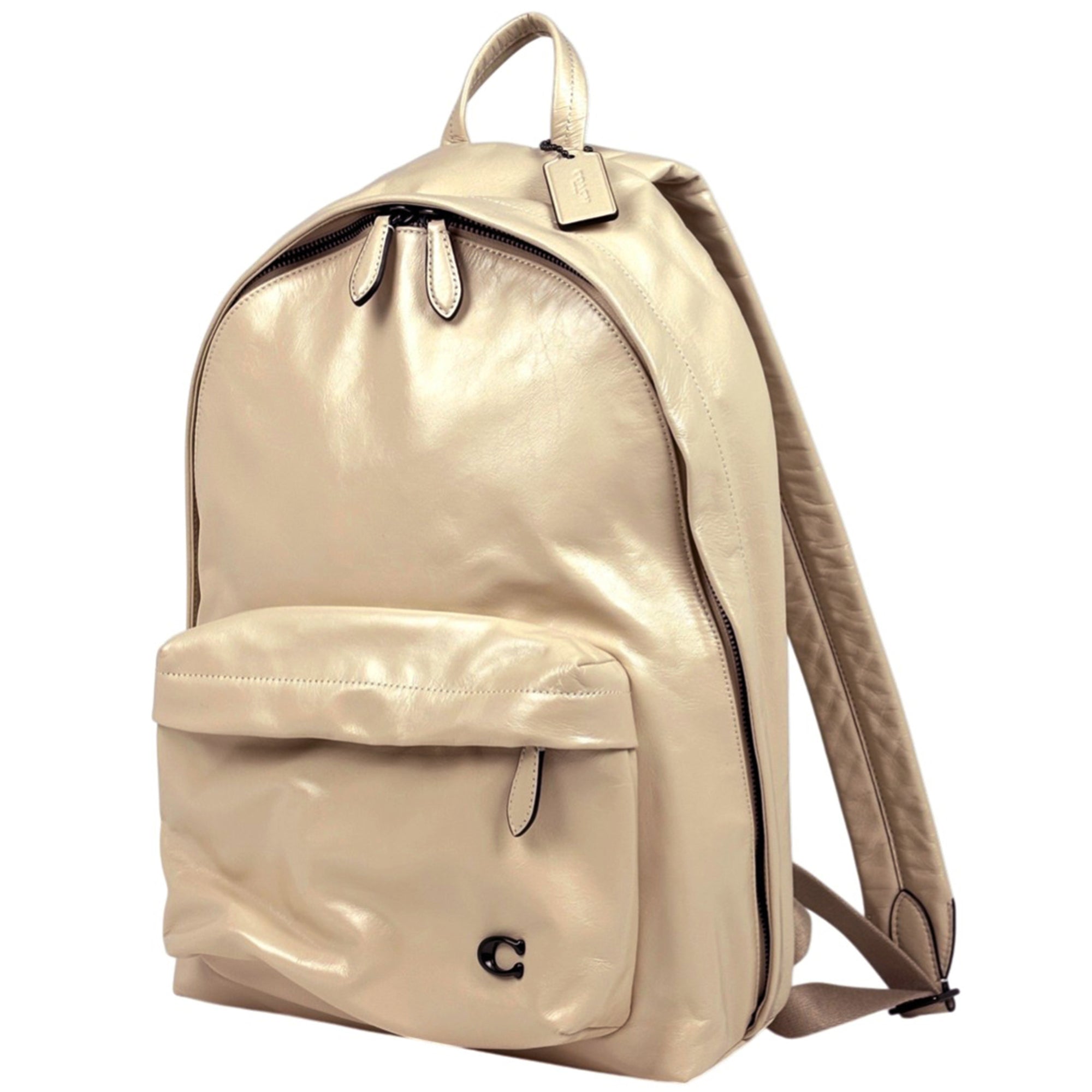 Coach Ivory Leather Backpack (Pre-Owned)