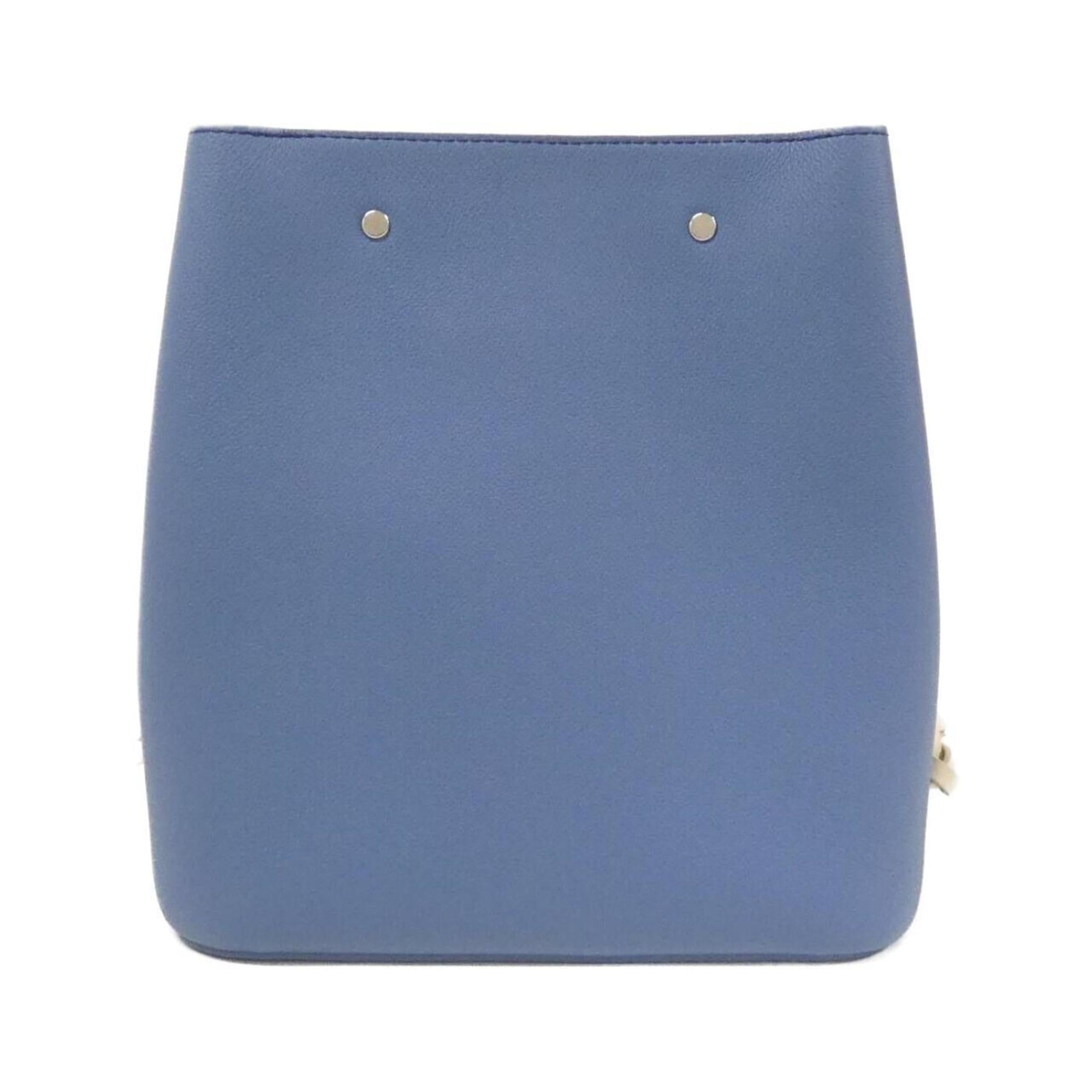 Louis Vuitton Blue Jean Leather Shoulder Bag (Pre-Owned)