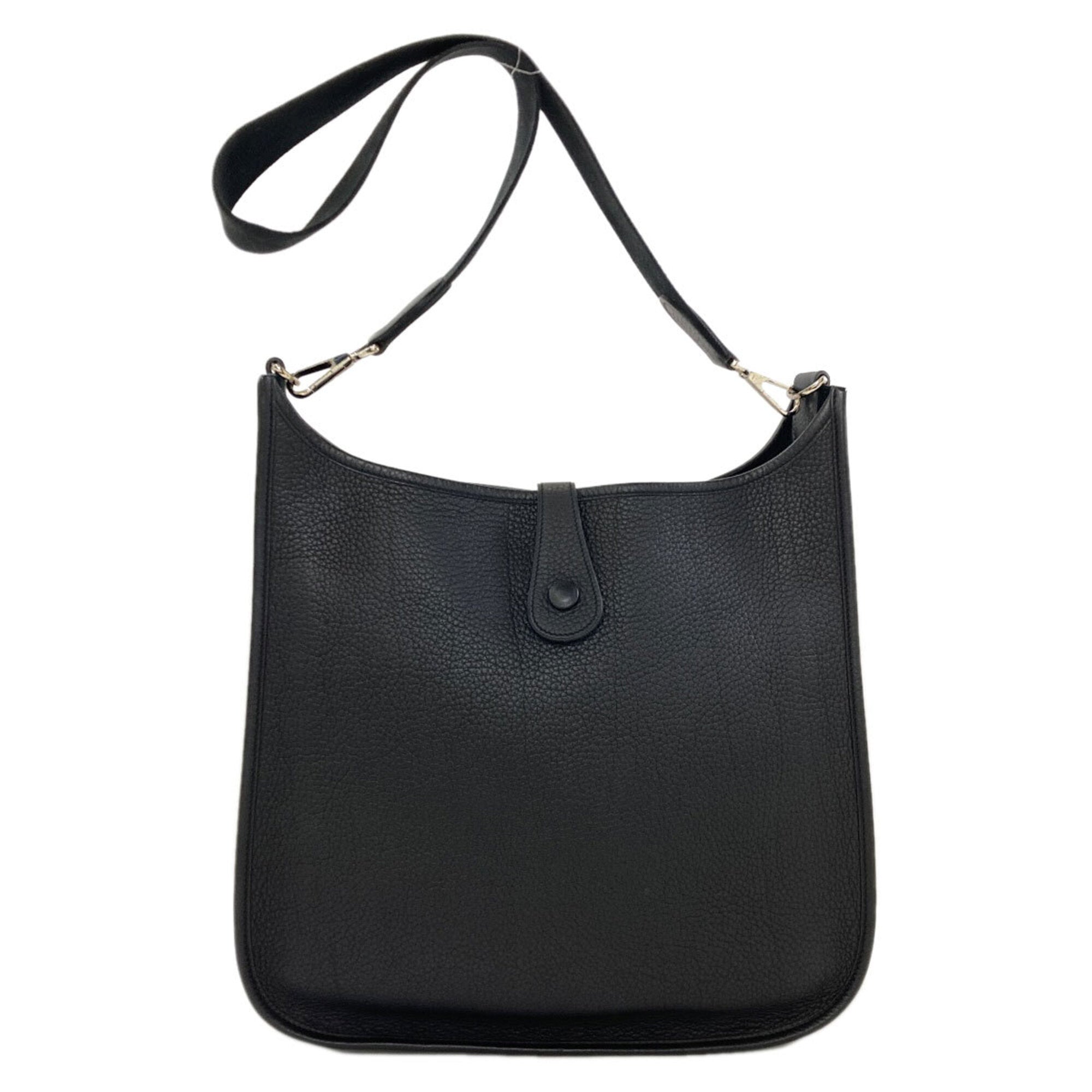 Hermes Black Togo Leather Shoulder Bag (Pre-Owned)
