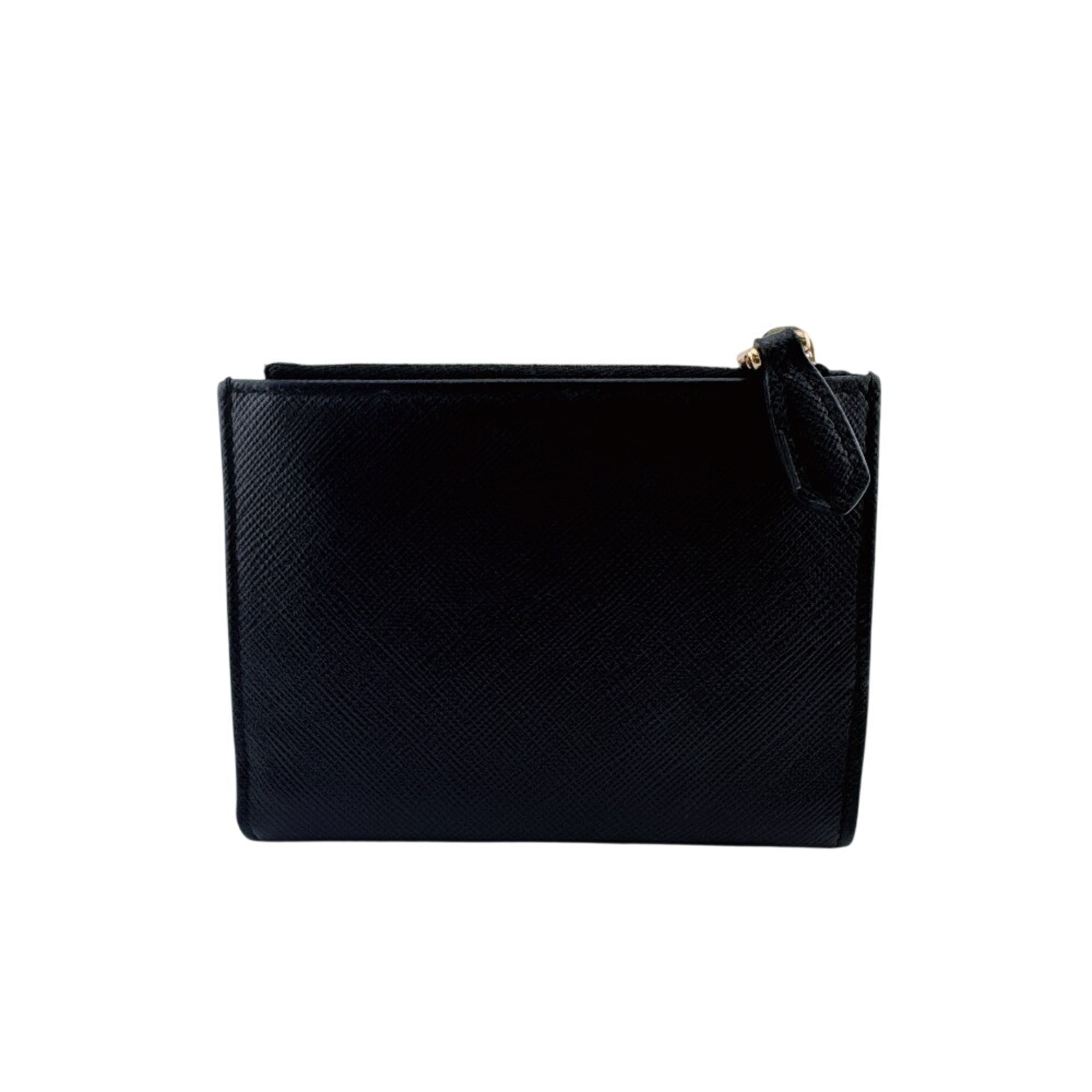 Prada Black Pvc Wallet (Bi-Fold) (Pre-Owned)