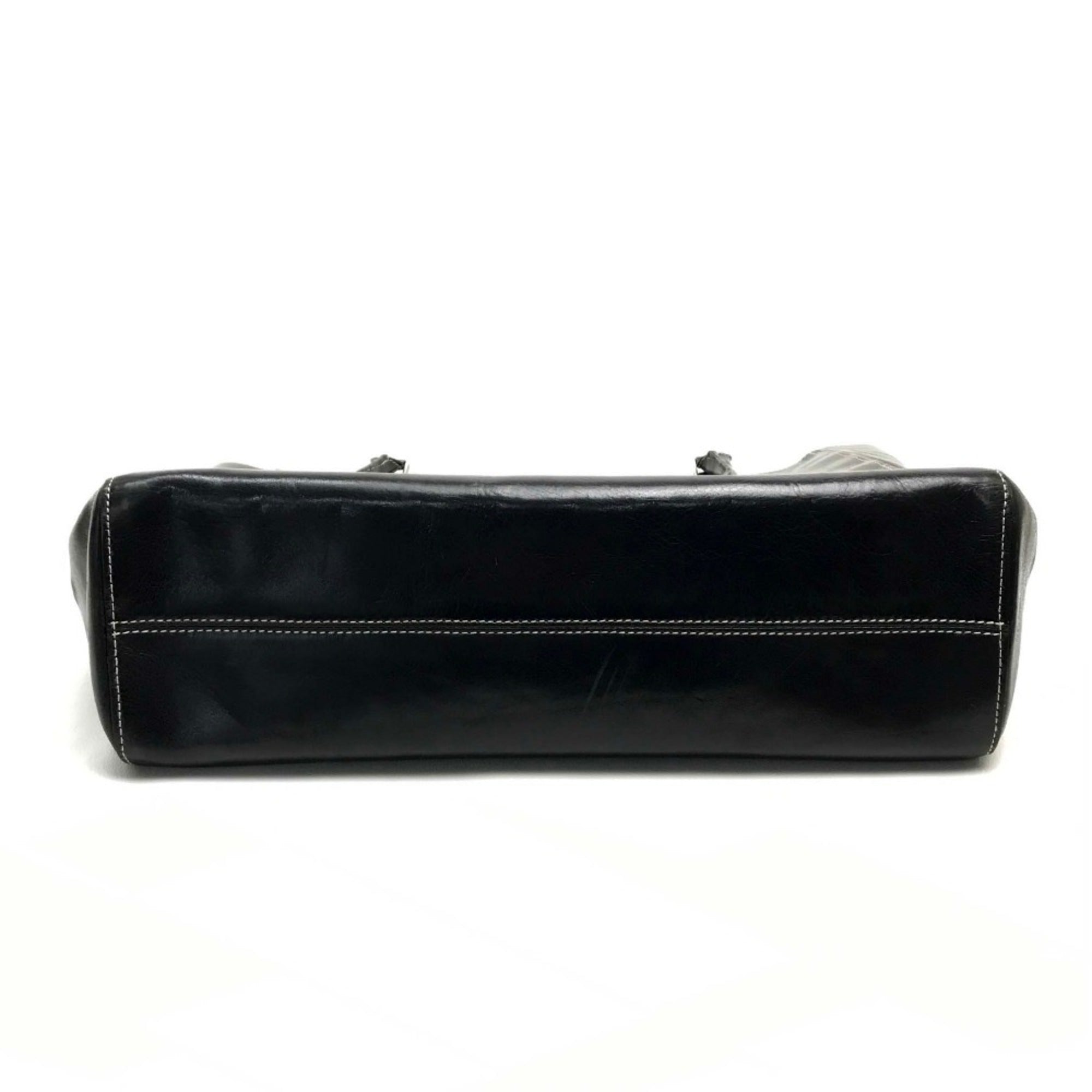 Kate Spade Black Leather Tote Bag (Pre-Owned)