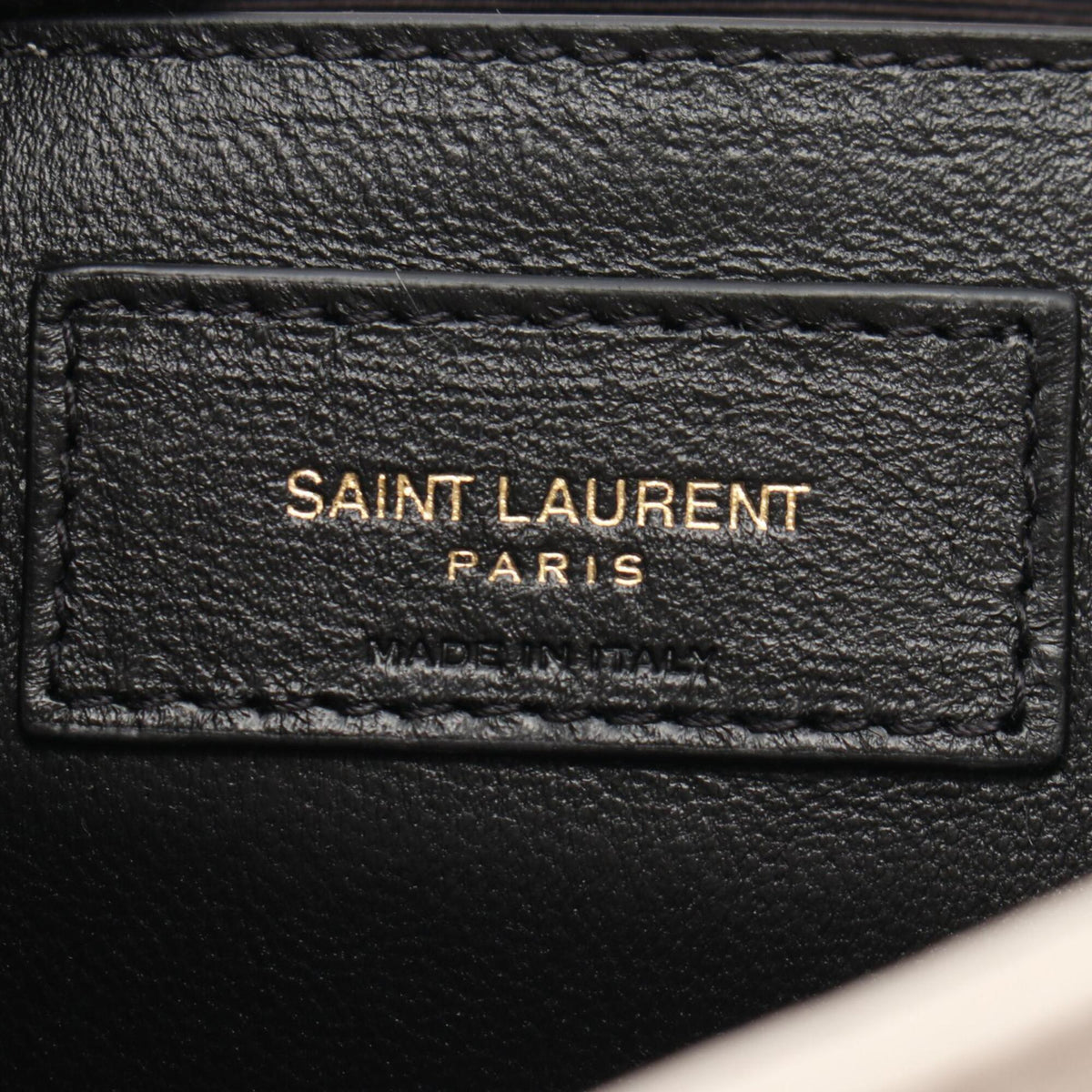 Saint Laurent Ivory Leather Handbag Shoulder Bag (Pre-Owned)