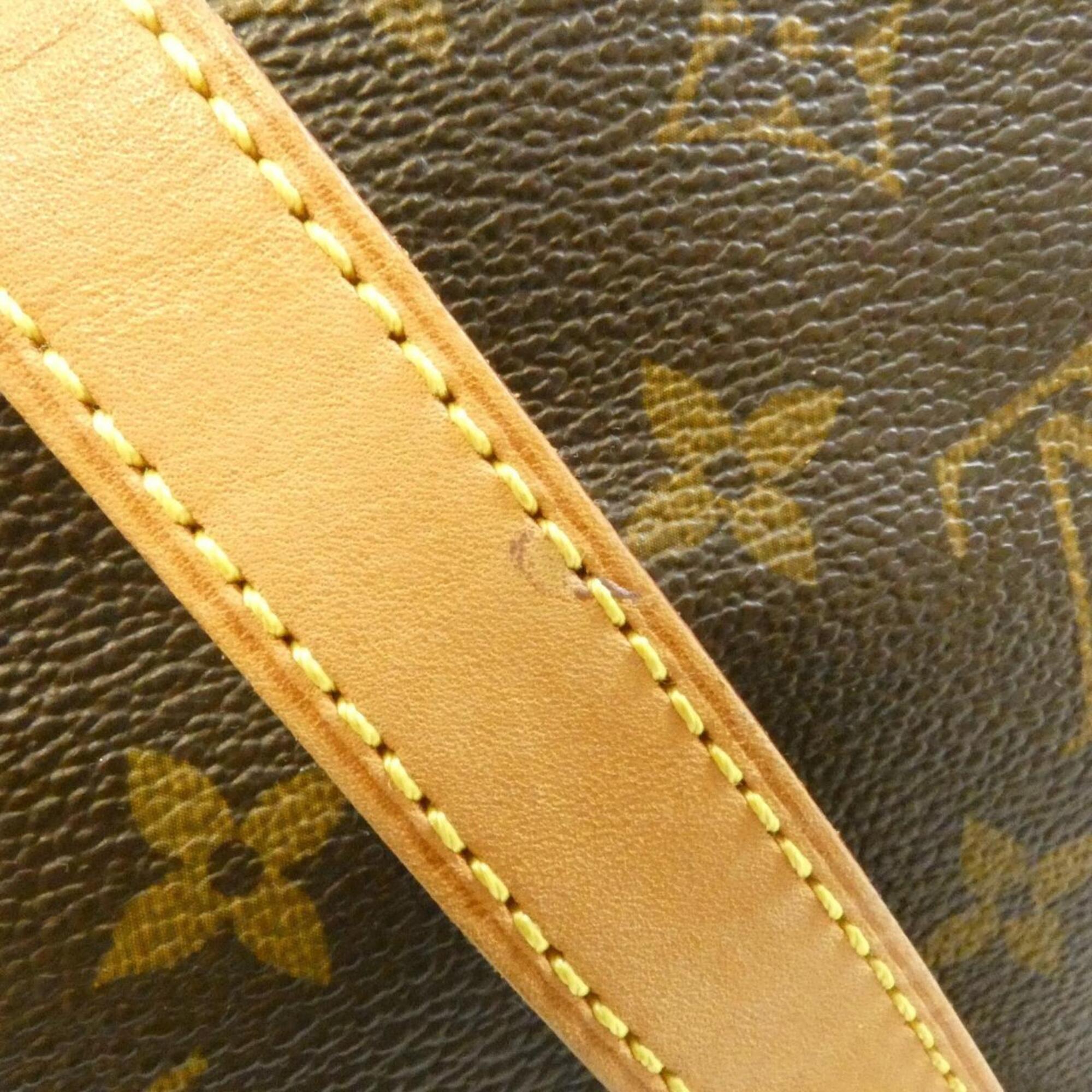 Louis Vuitton Marron Coated Canvas Shoulder Bag (Pre-Owned)