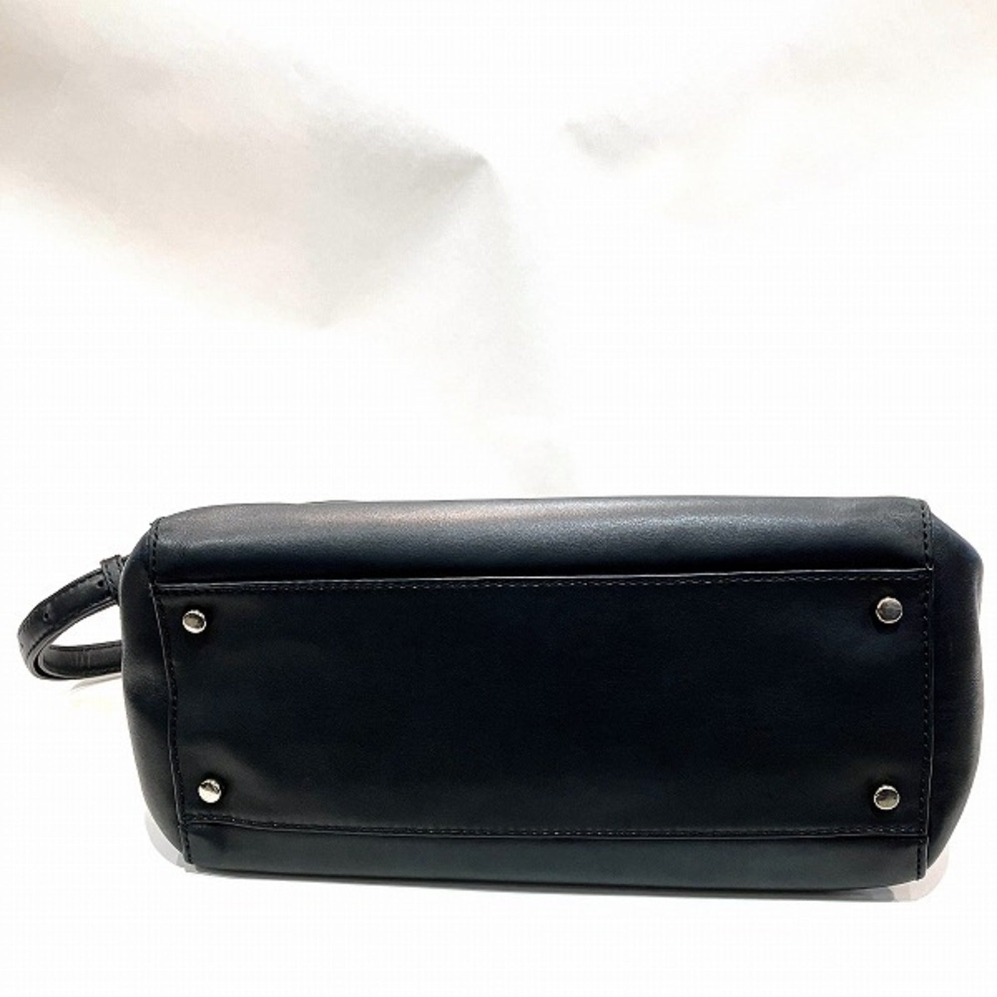Kate Spade Black Leather Handbag Shoulder Bag (Pre-Owned)