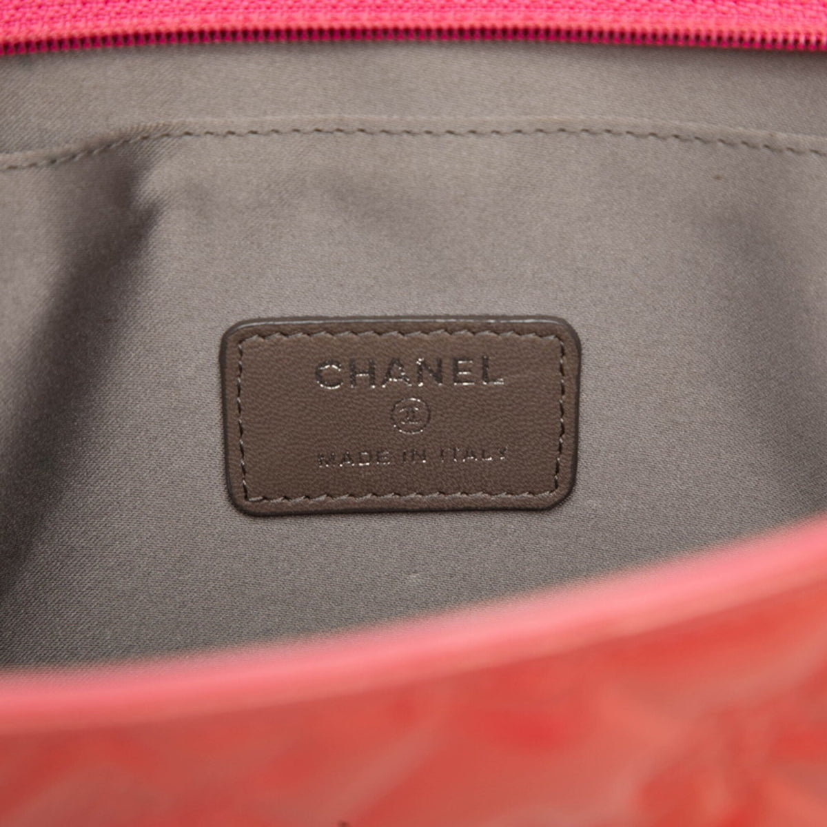 Chanel Pink Leather Leather Handbag Shoulder Bag (Pre-Owned)