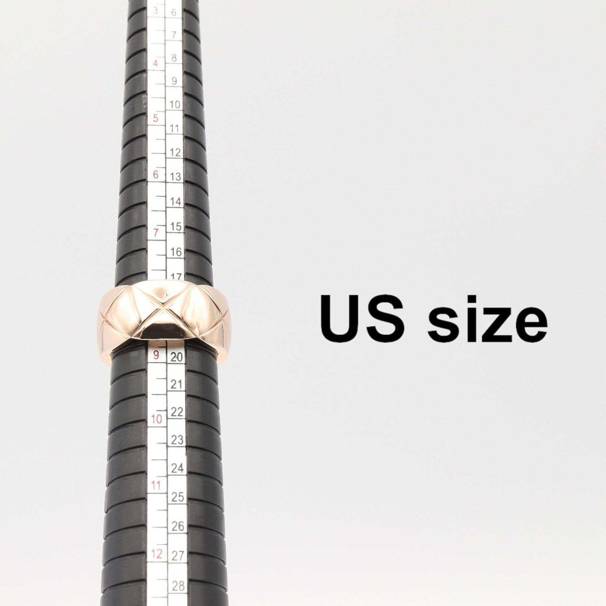 Chanel Pink Gold Pink Gold (18K) Band Ring (Pre-Owned)