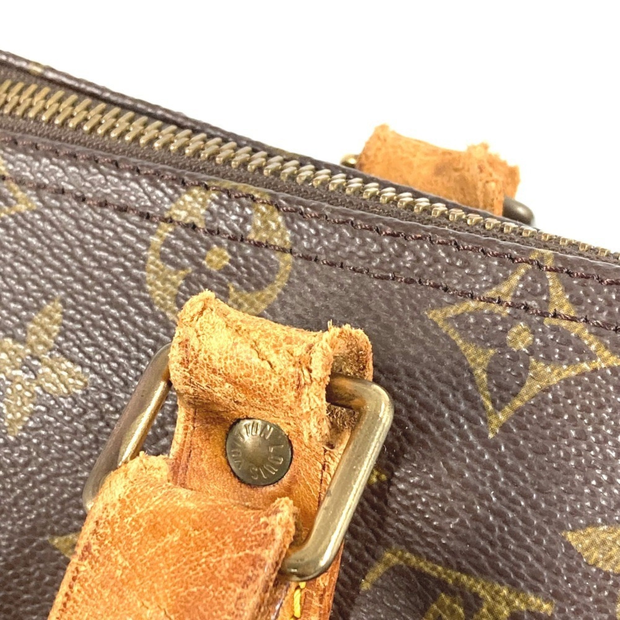 Louis Vuitton Brown Monogram Shoulder Bag Tote Bag (Pre-Owned)