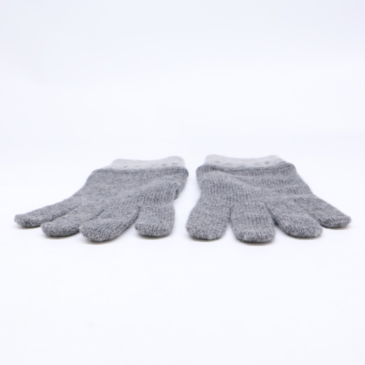 Hermes Gray Cashmere Warm Gloves (Pre-Owned)