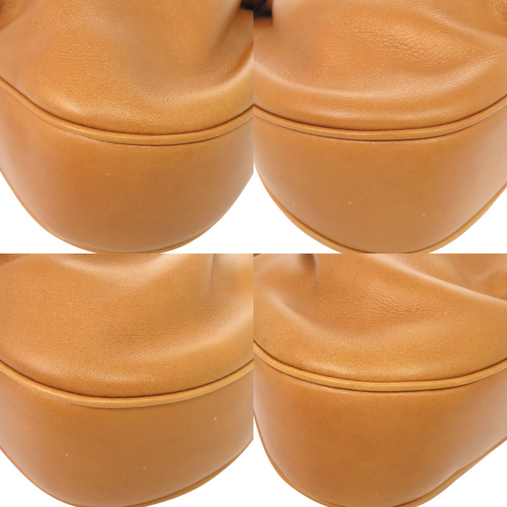 Cartier Camel Leather Shoulder Bag (Pre-Owned)