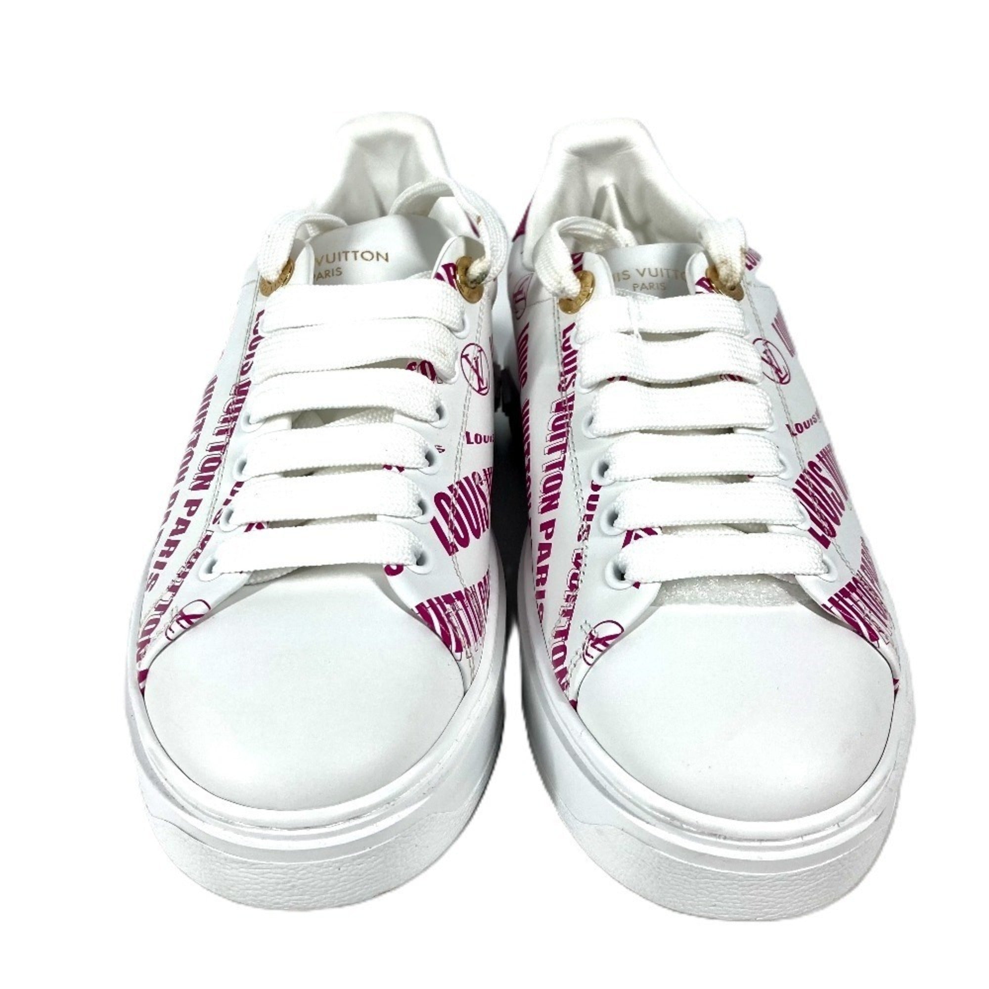 Louis Vuitton Pink White Sneakers (Pre-Owned)
