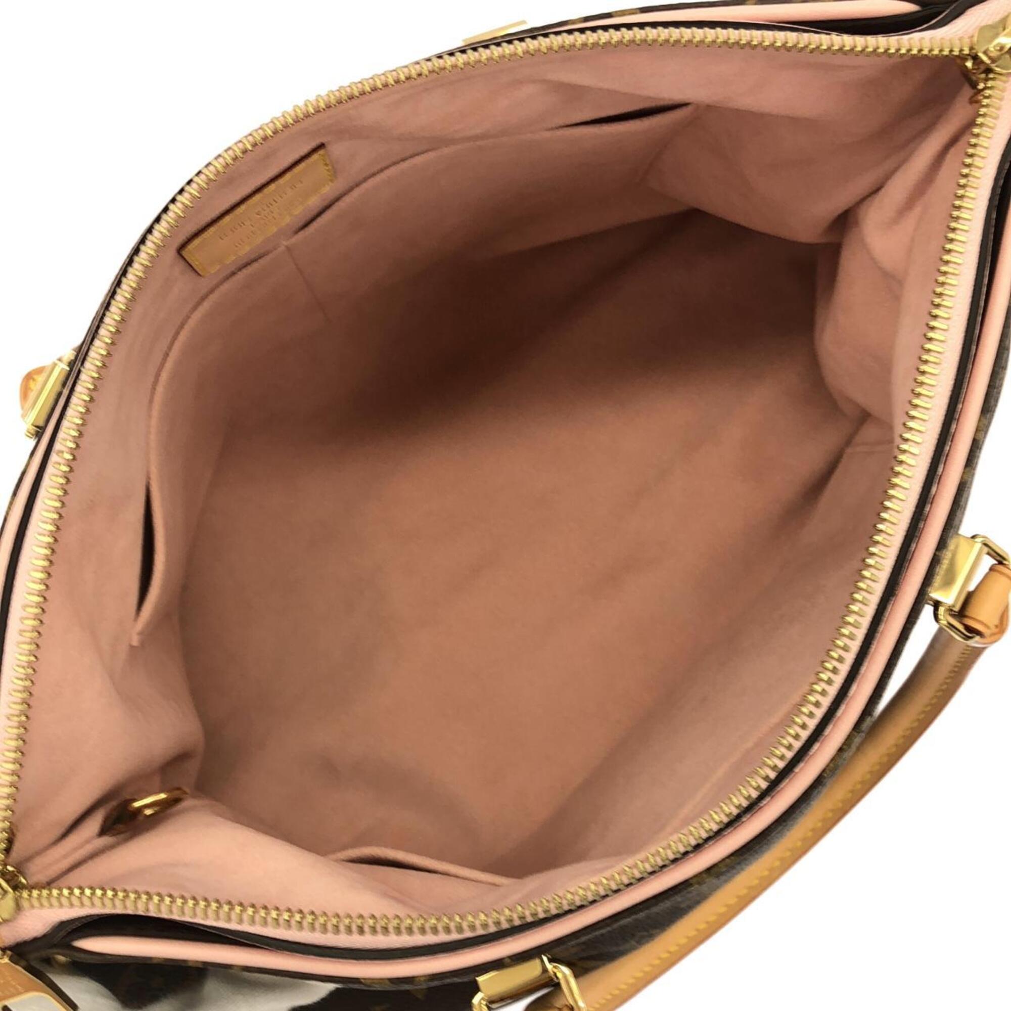 Louis Vuitton Brown Coated Canvas Handbag (Pre-Owned)