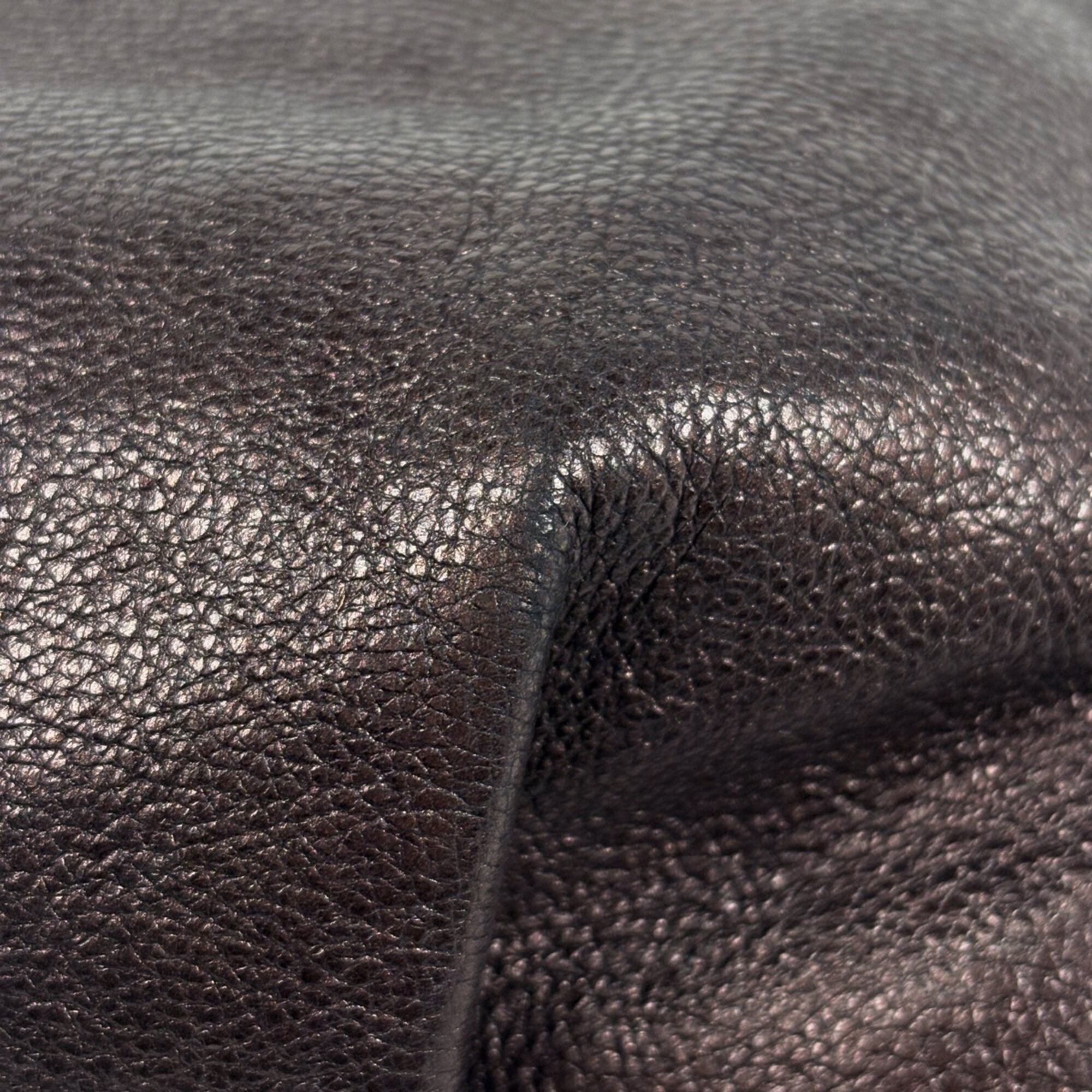 Prada Bronze Leather Shoulder Bag (Pre-Owned)