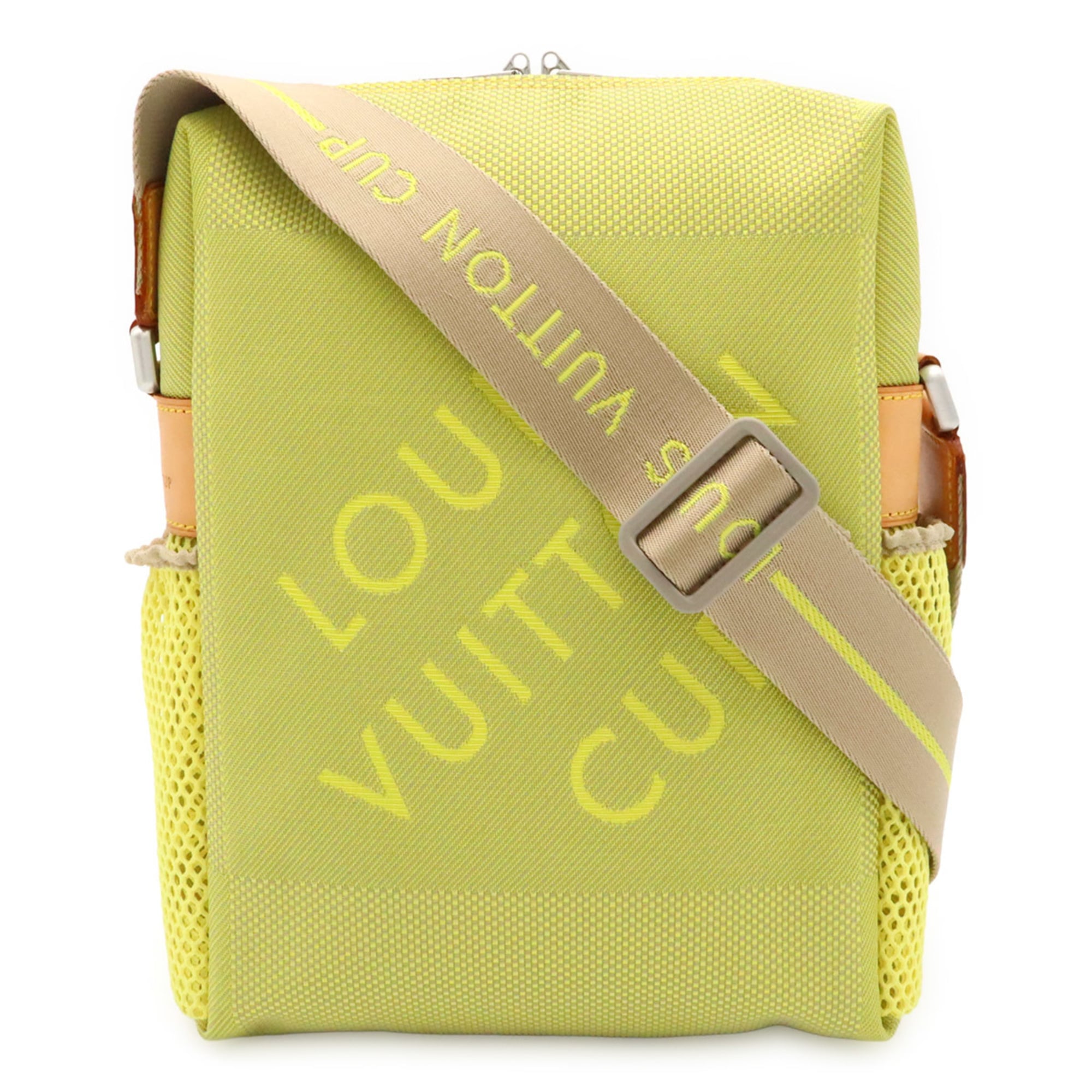 Louis Vuitton Yellow Canvas Shoulder Bag (Pre-Owned)