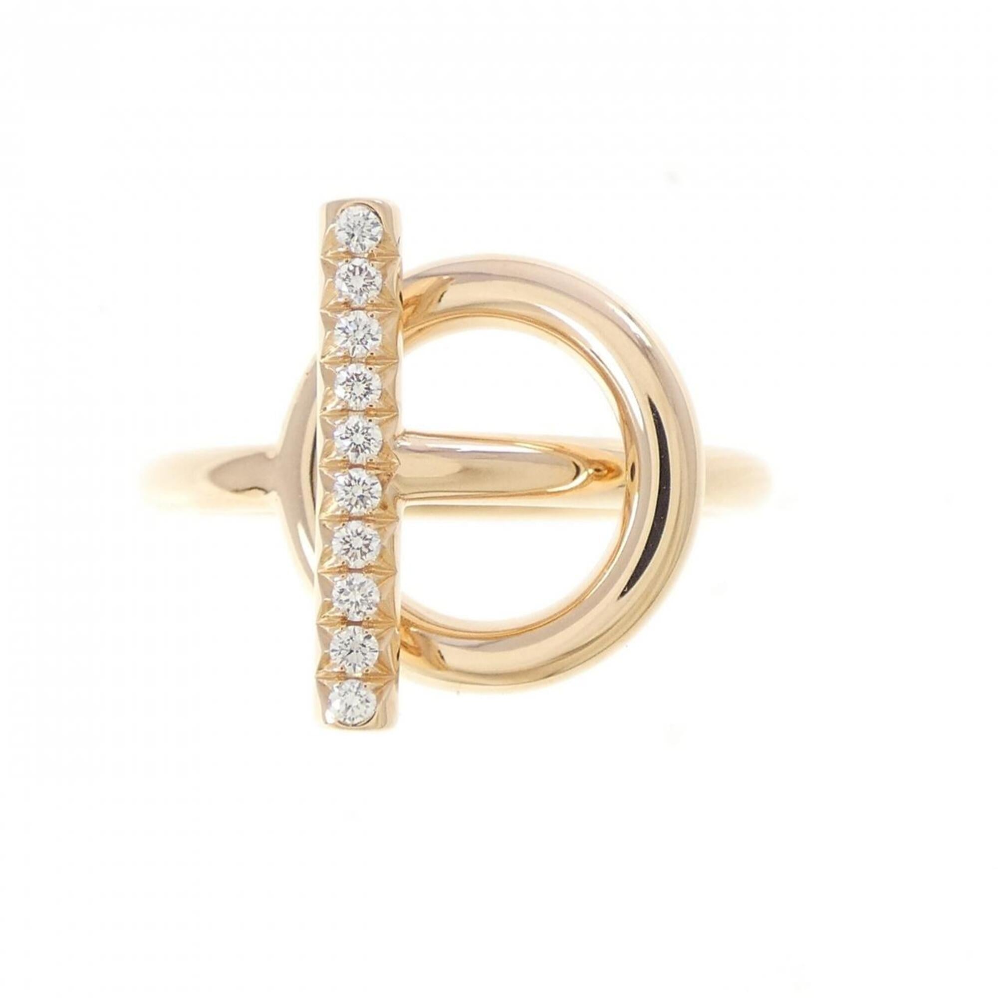 Hermes Pink Gold Pink Gold (18K) Band Ring (Pre-Owned)