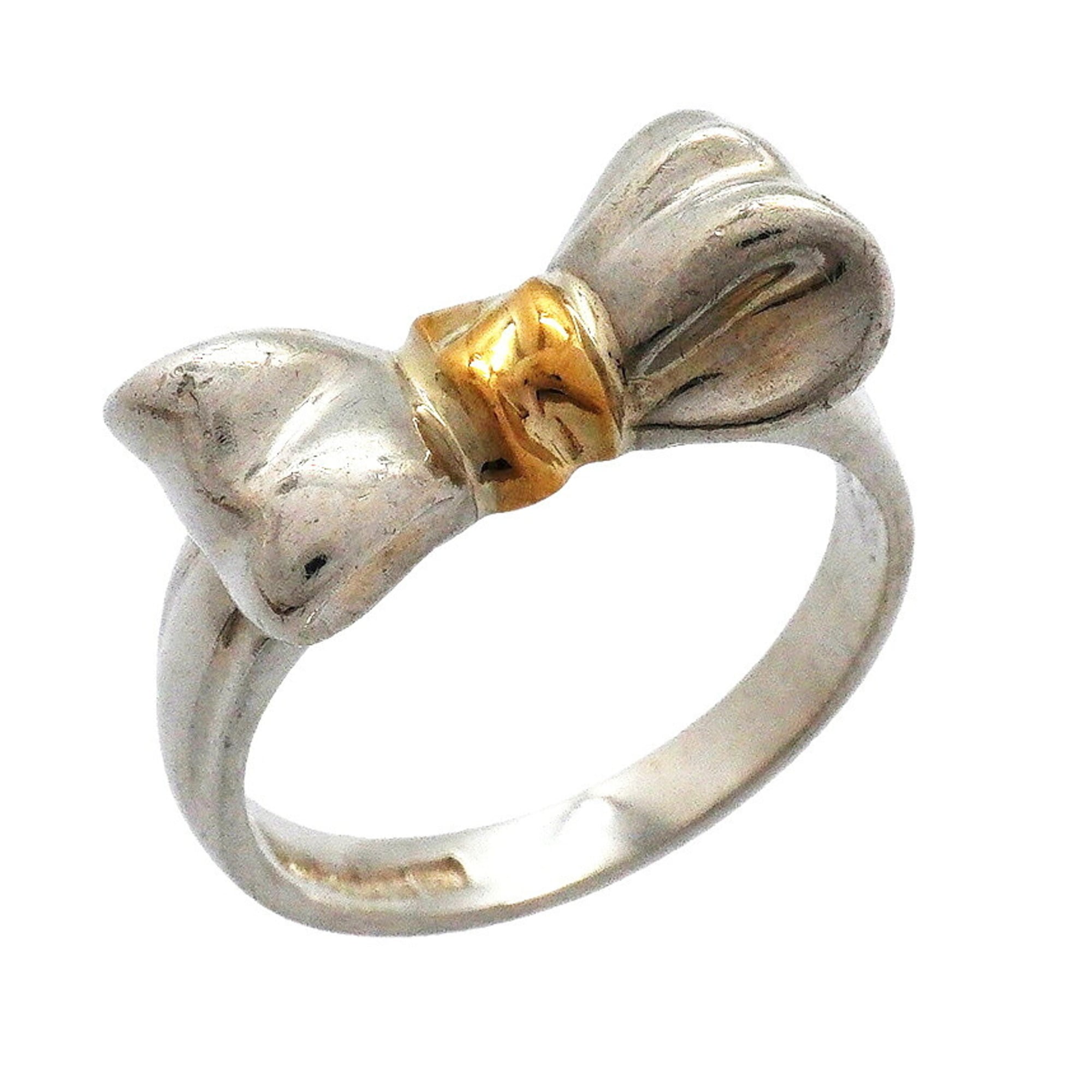 Tiffany Yellow Gold (18K) Silver 925 Band Ring (Pre-Owned)