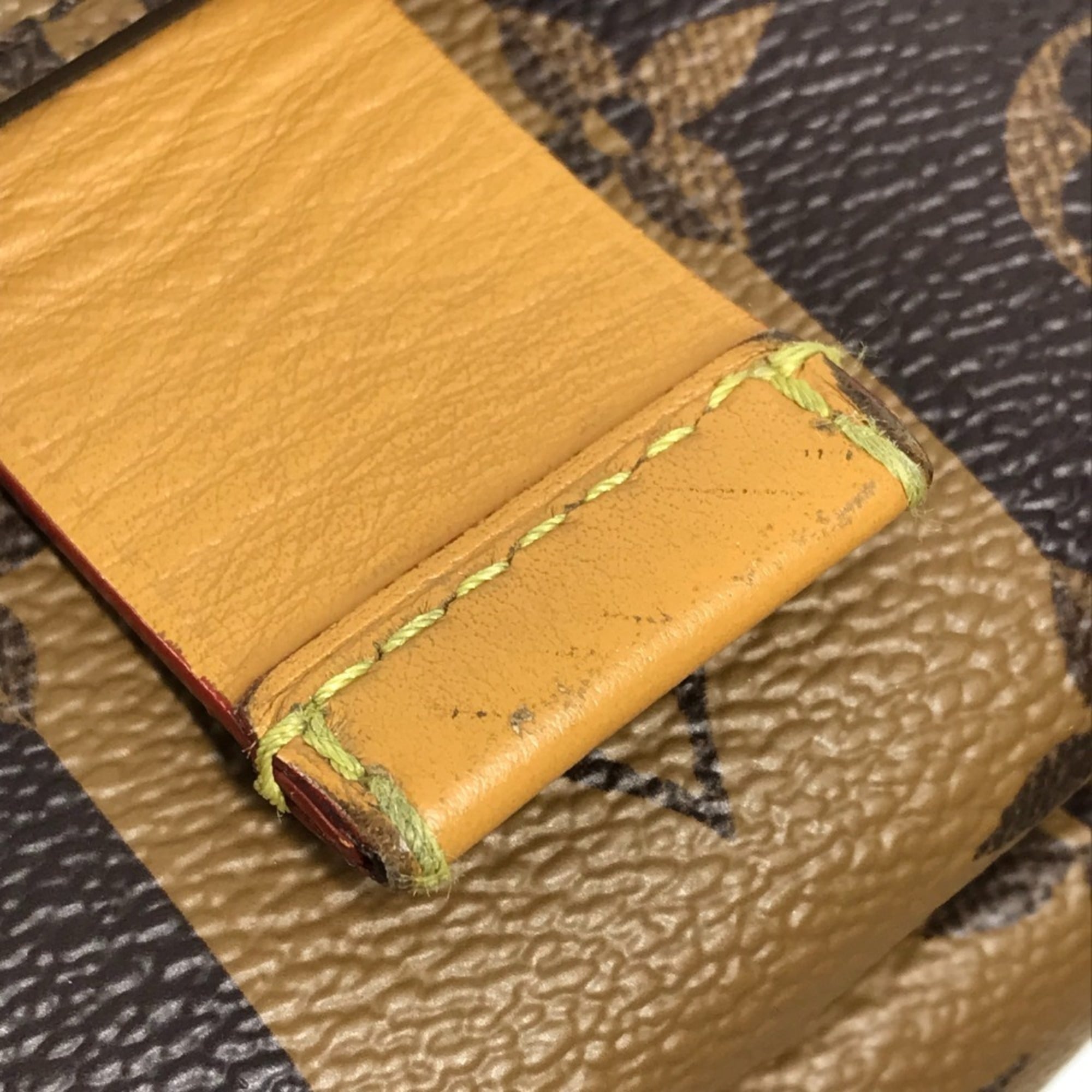 Louis Vuitton Beige Brown Monogram Canvas Pochette Shoulder Bag (Pre-Owned)