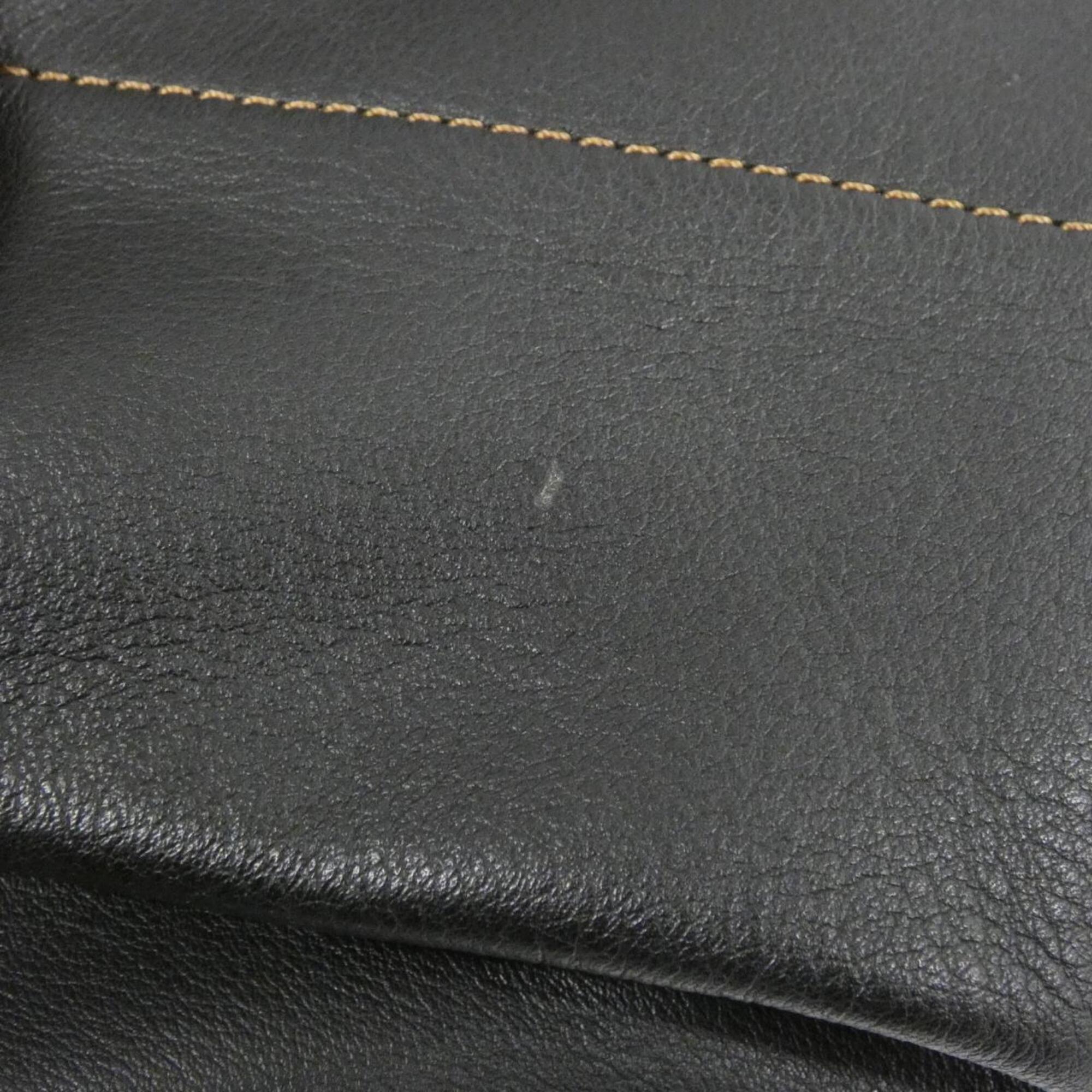 Loewe Black Leather Backpack (Pre-Owned)