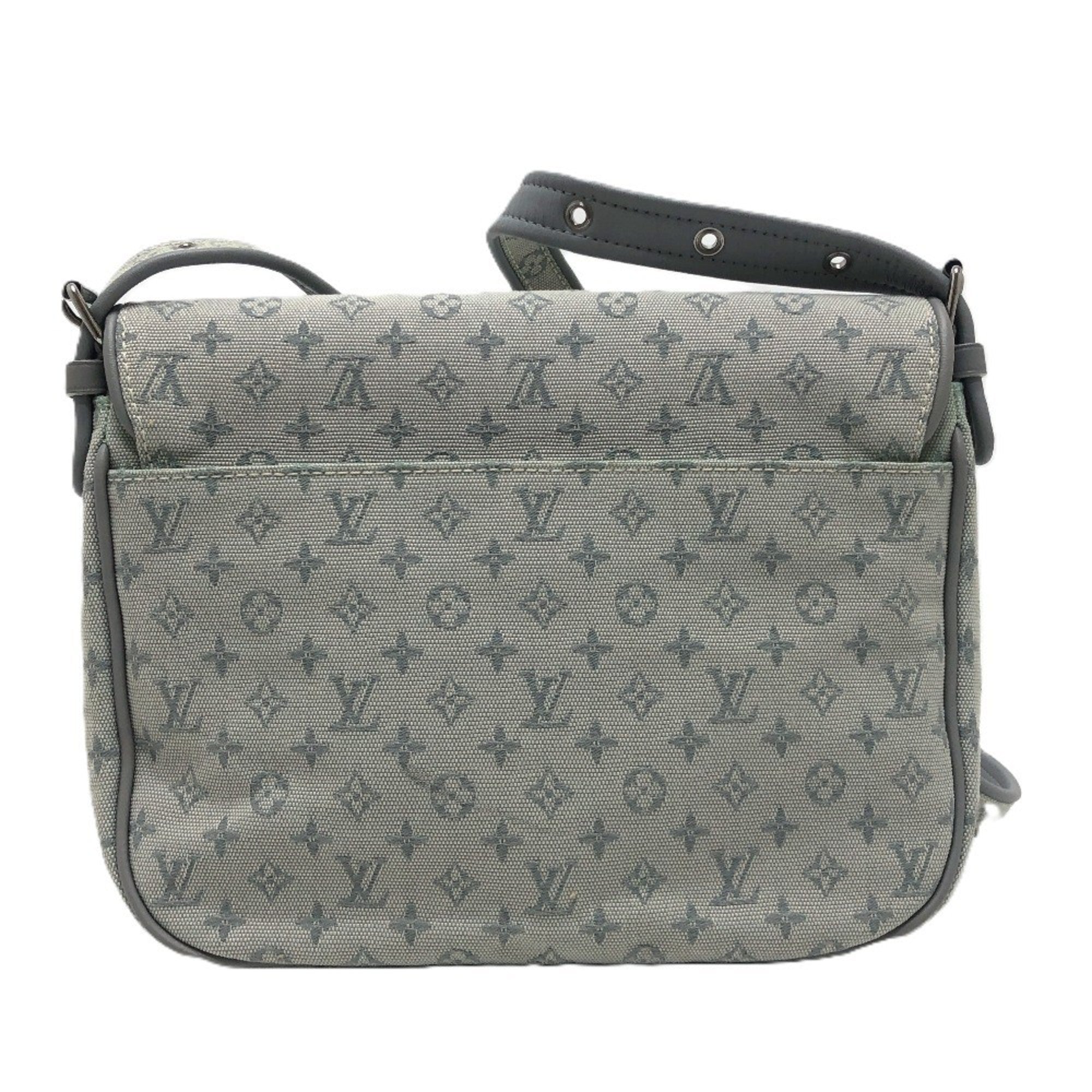 Louis Vuitton Blue Monogram Yellow Monogram Mini Pochette Shoulder Bag (Pre-Owned)
