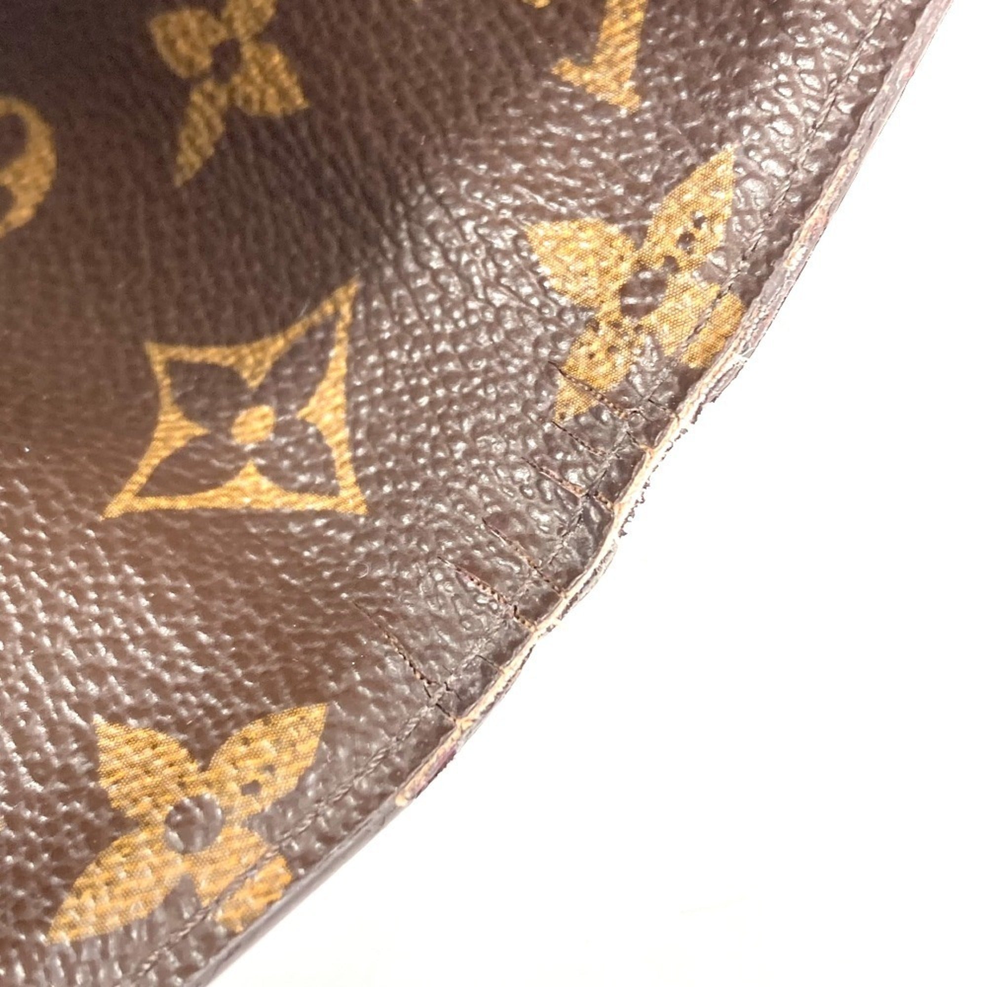 Louis Vuitton Monogram Brown Fuchsia Pink Pink Monogram Epi Leather Wallet (Tri-Fold) (Pre-Owned)