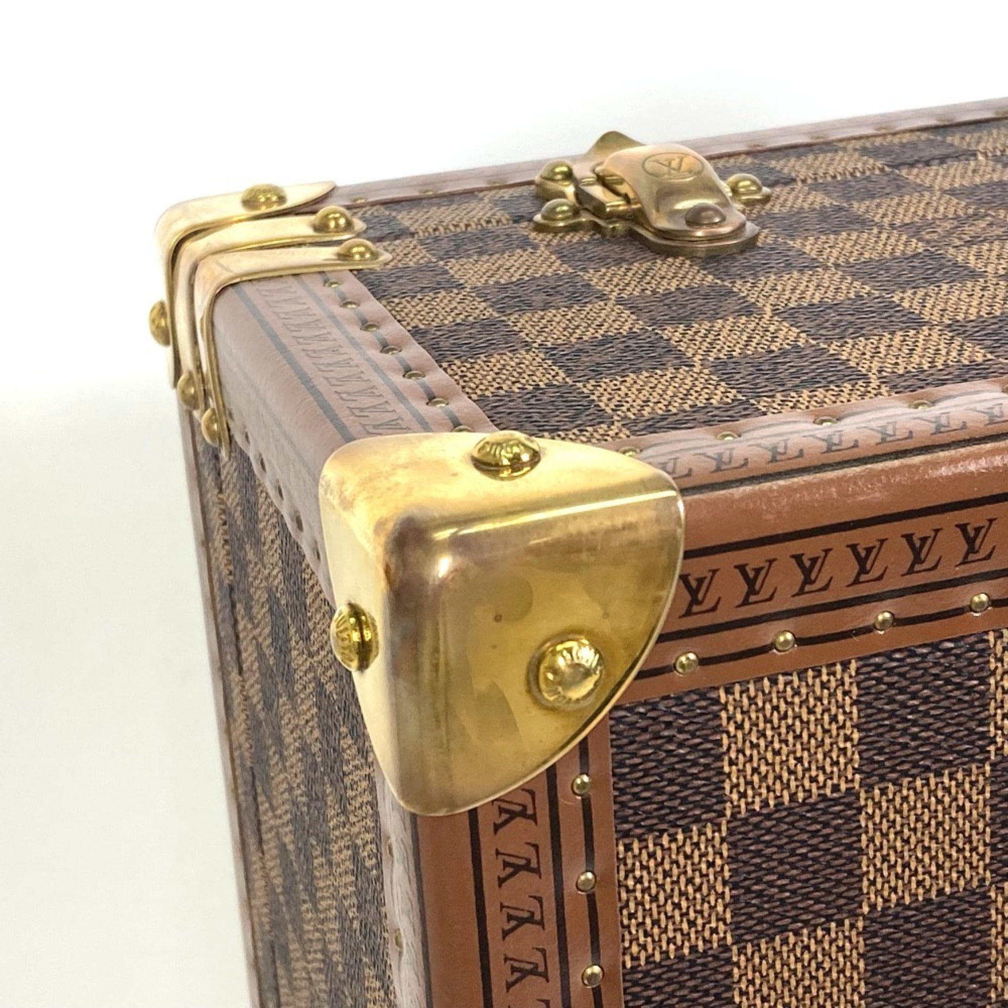 Louis Vuitton Brown Damier Canvas Damier Canvas Briefcase (Pre-Owned)