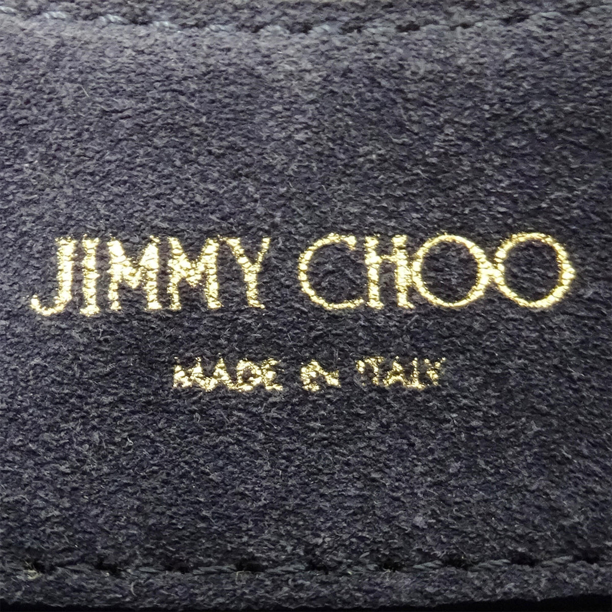 Jimmy Choo Navy Leather Handbag Shoulder Bag (Pre-Owned)