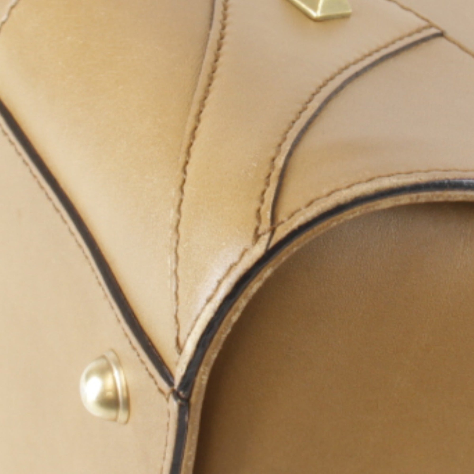 Gucci Camel Leather Tote Bag (Pre-Owned)