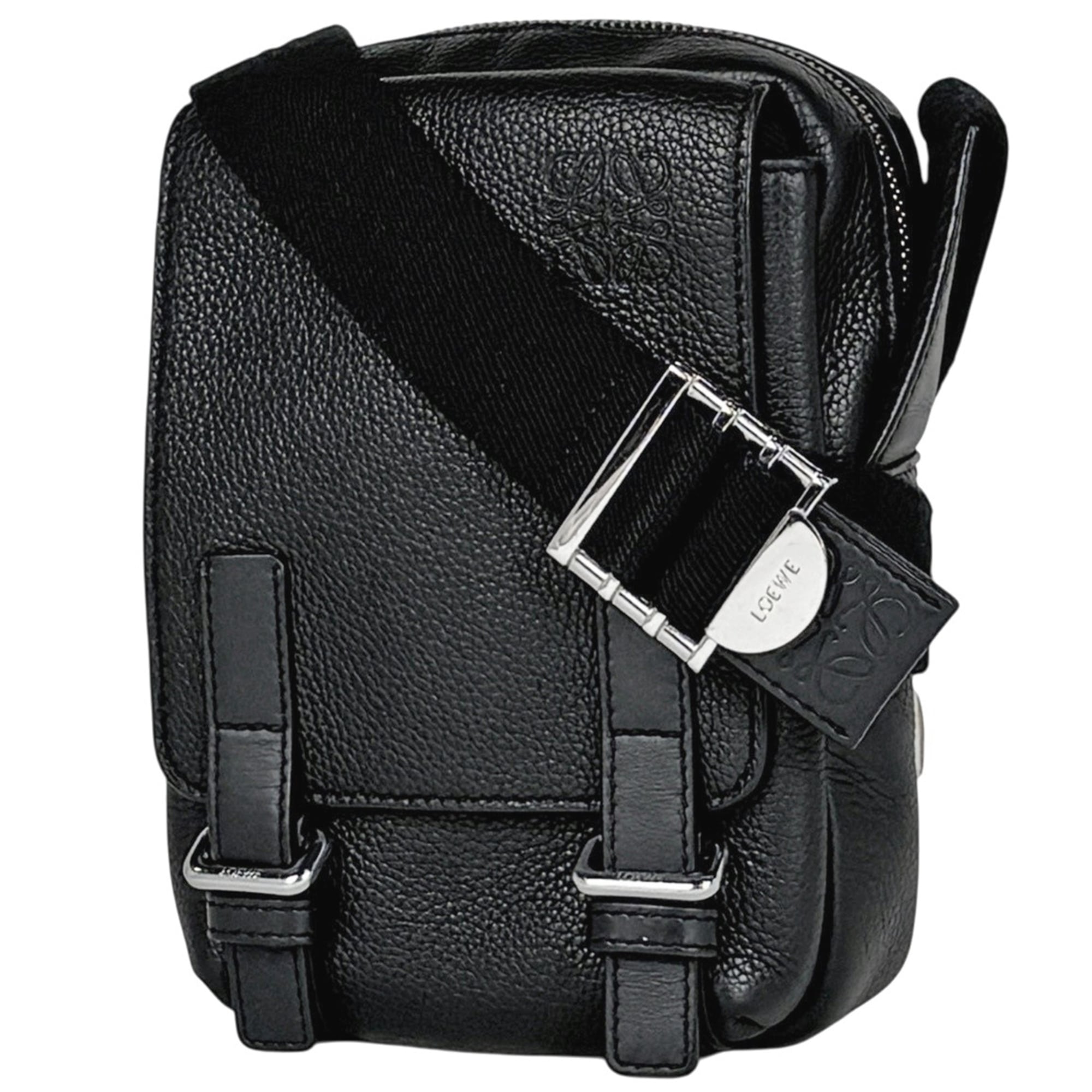 Loewe Black Leather Shoulder Bag (Pre-Owned)
