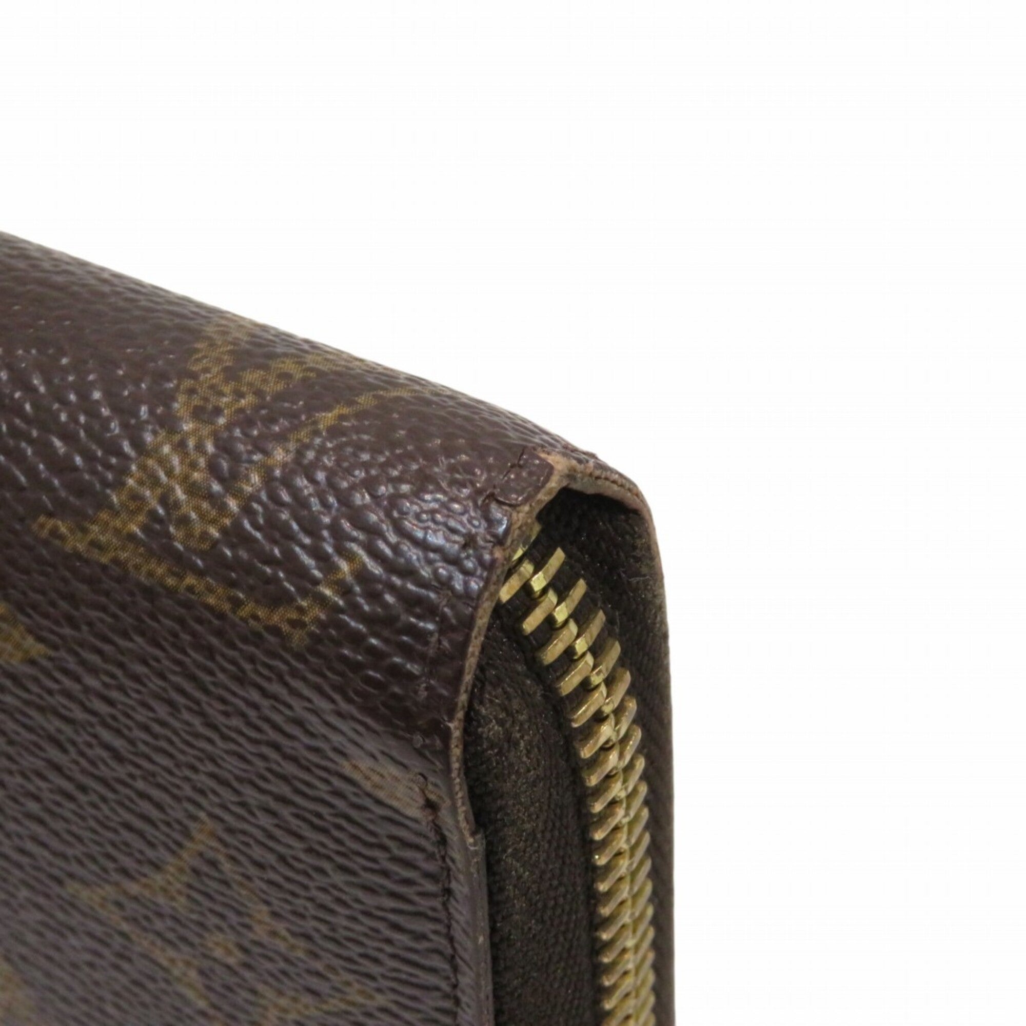 Louis Vuitton Monogram Brown Pvc Long Wallet (Bi-Fold) (Pre-Owned)
