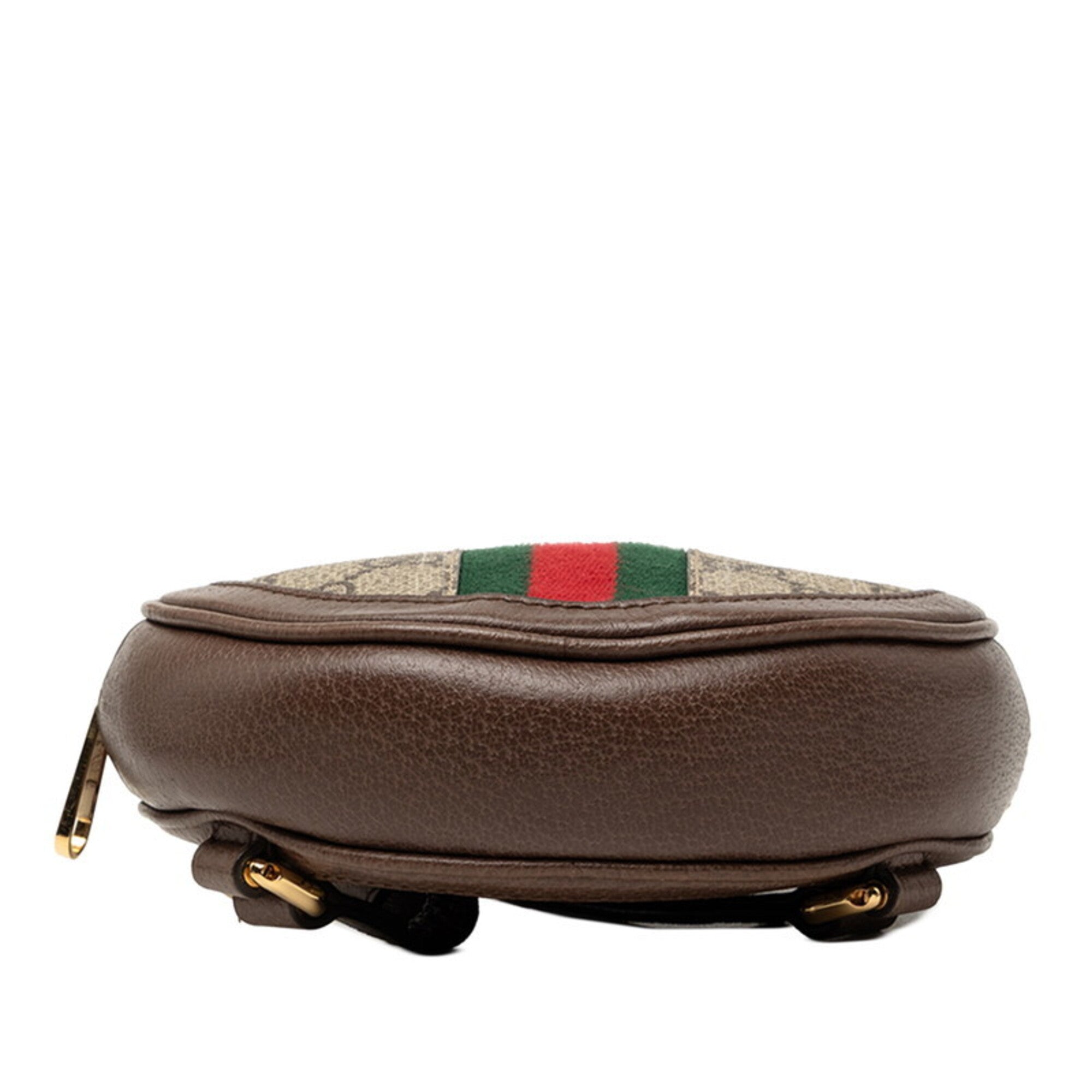 Gucci Beige Brown Pvc Leather Backpack (Pre-Owned)