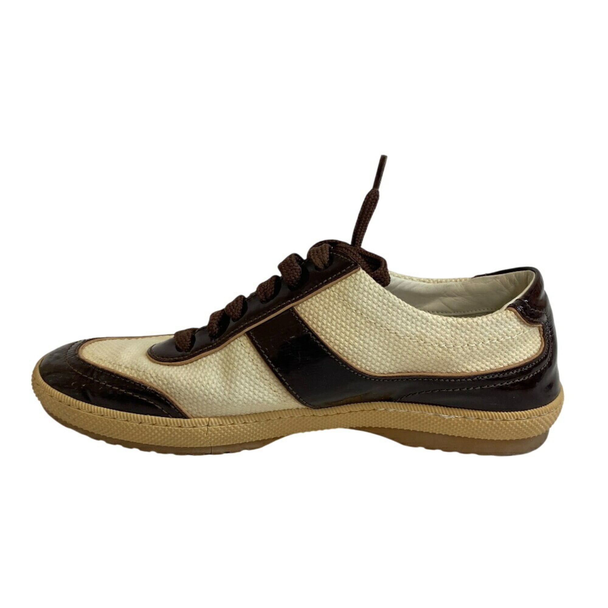 Louis Vuitton Brown White Sneakers (Pre-Owned)