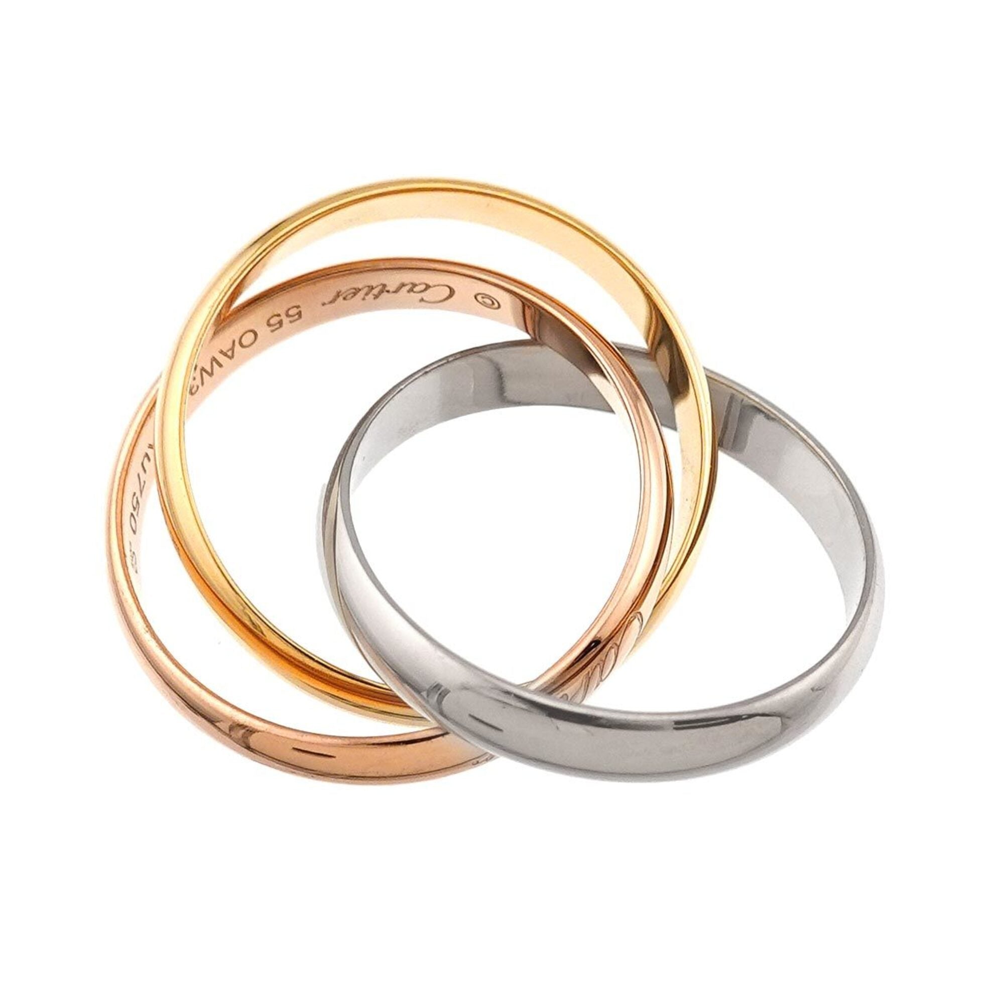Cartier Yellow Gold (18K) Pink Gold (18K) White Gold (18K) Band Ring (Pre-Owned)