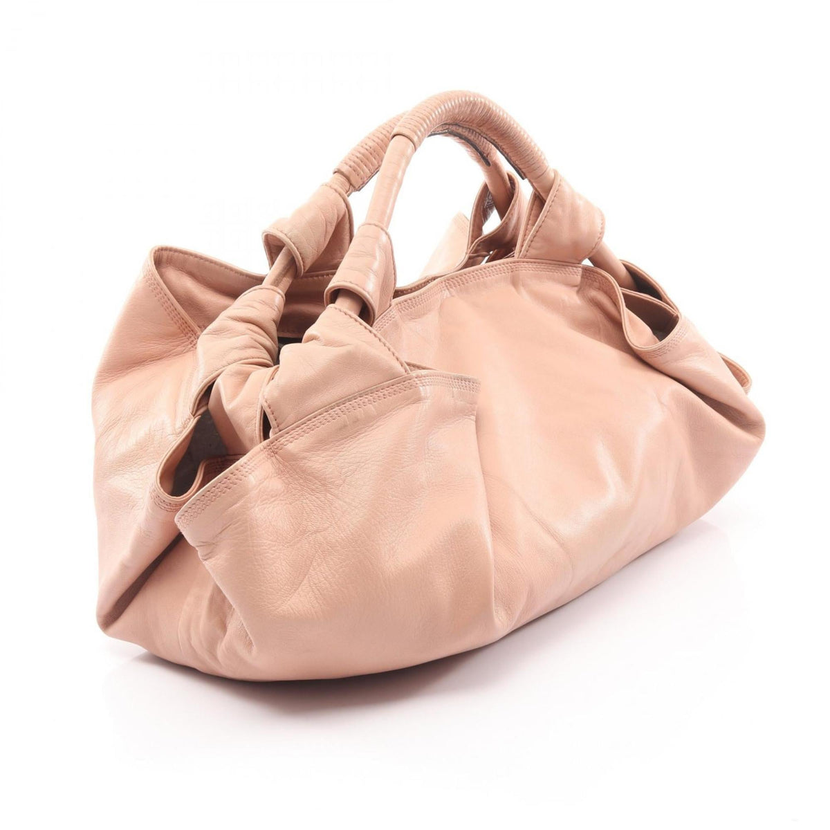 Loewe Nappa Aire Pink Leather Handbag (Pre-Owned)
