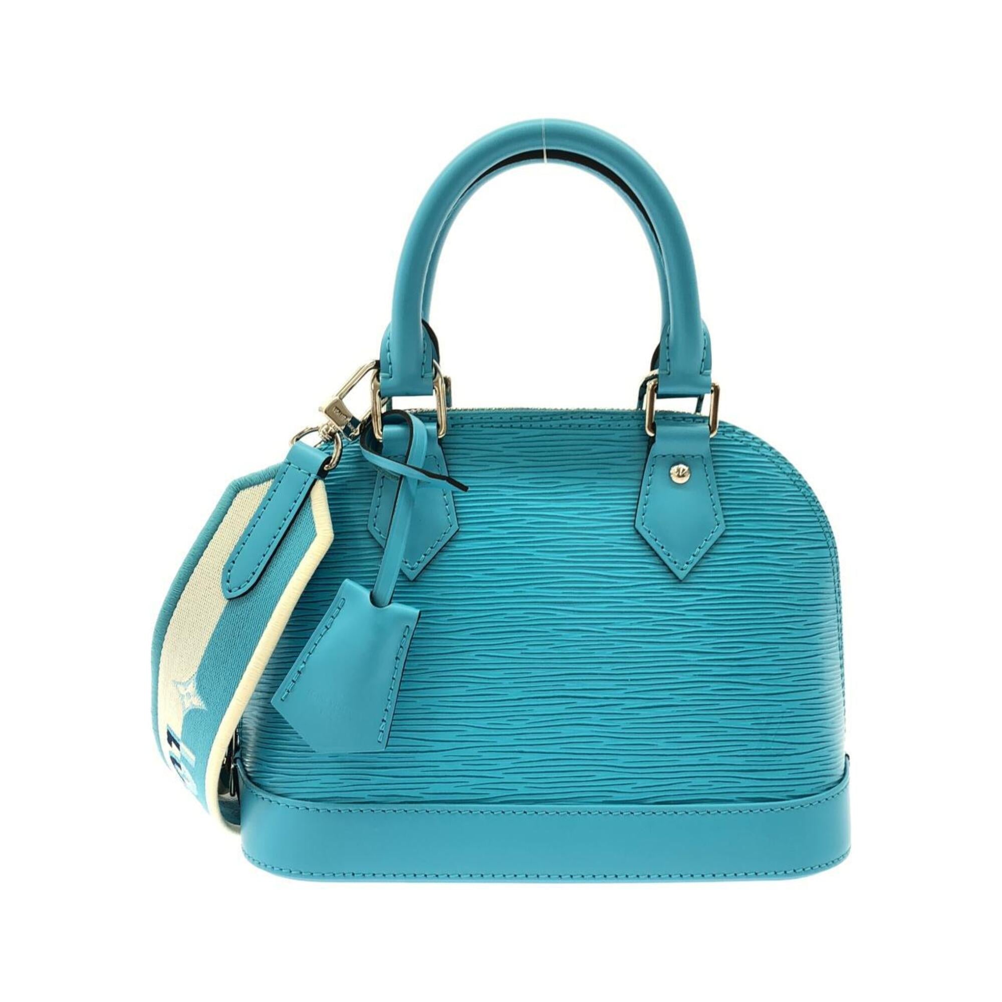 Louis Vuitton Turquoise Leather Handbag (Pre-Owned)