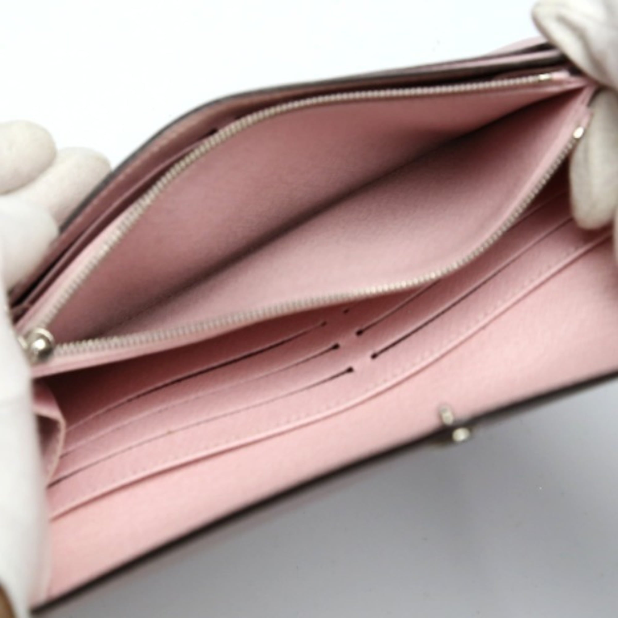 Louis Vuitton Rose Ballerine Epi Leather Long Wallet (Tri-Fold) (Pre-Owned)