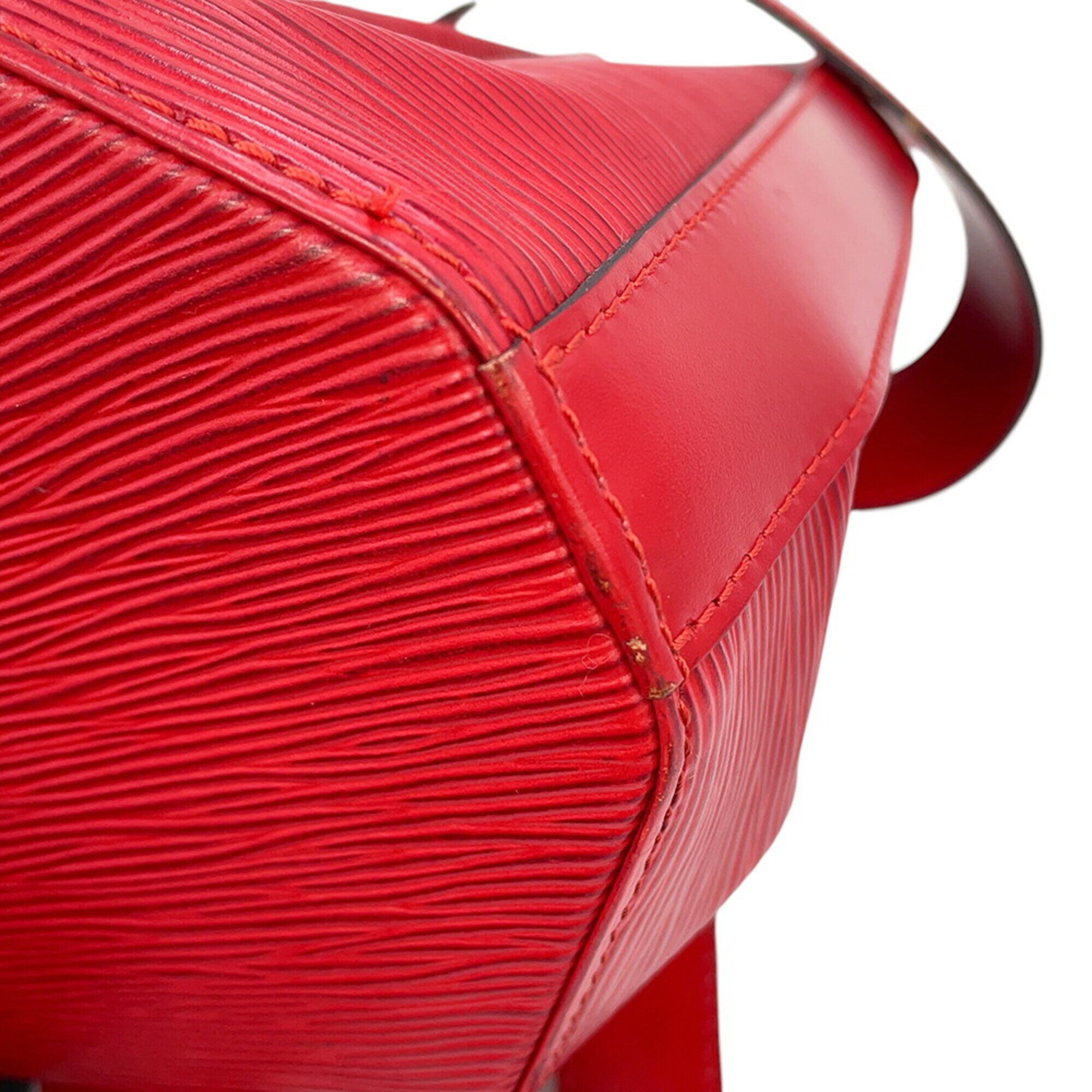 Louis Vuitton Epi Castilian Red Monogram Handbag Shoulder Bag (Pre-Owned)
