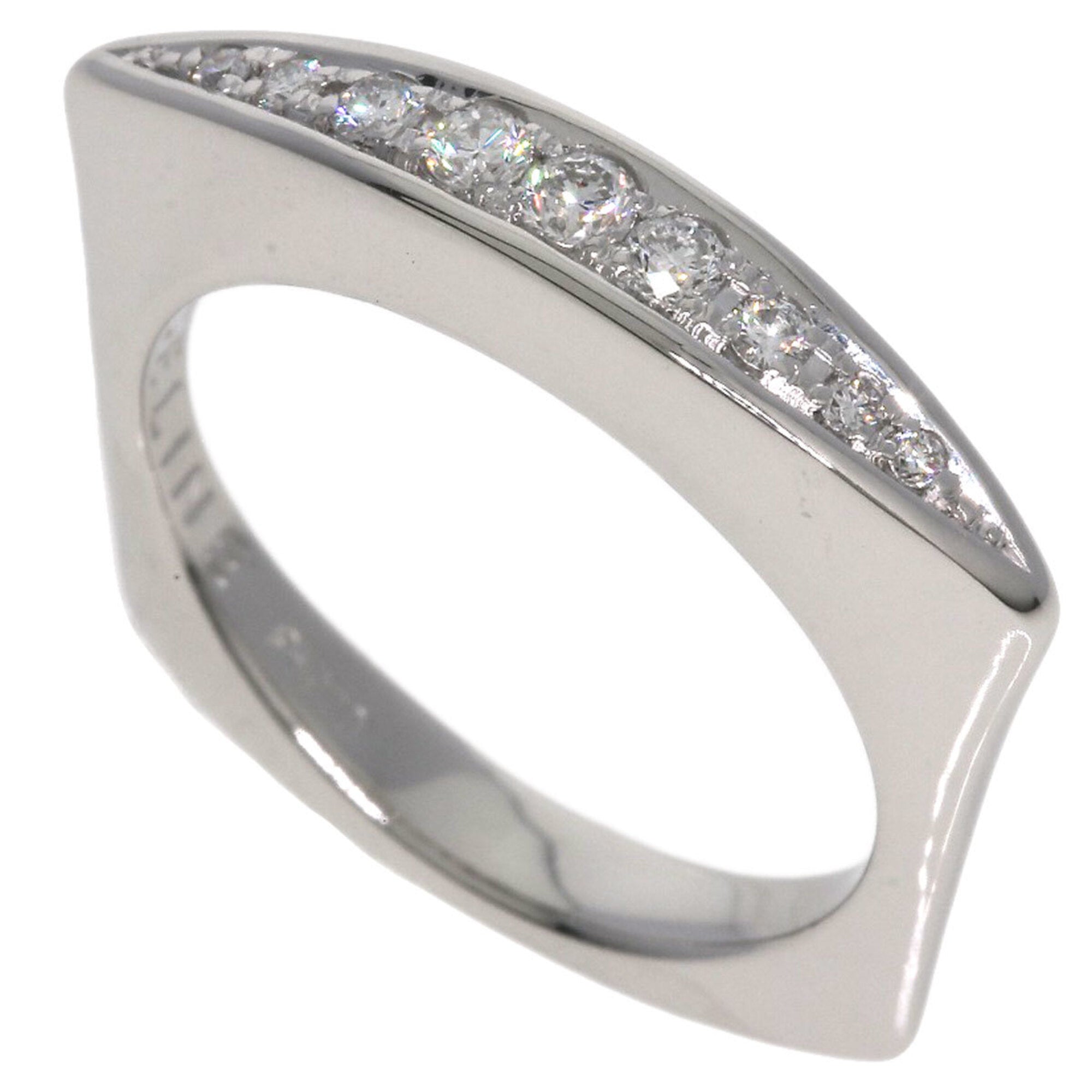 Celine Platinum 900 Band Ring (Pre-Owned)