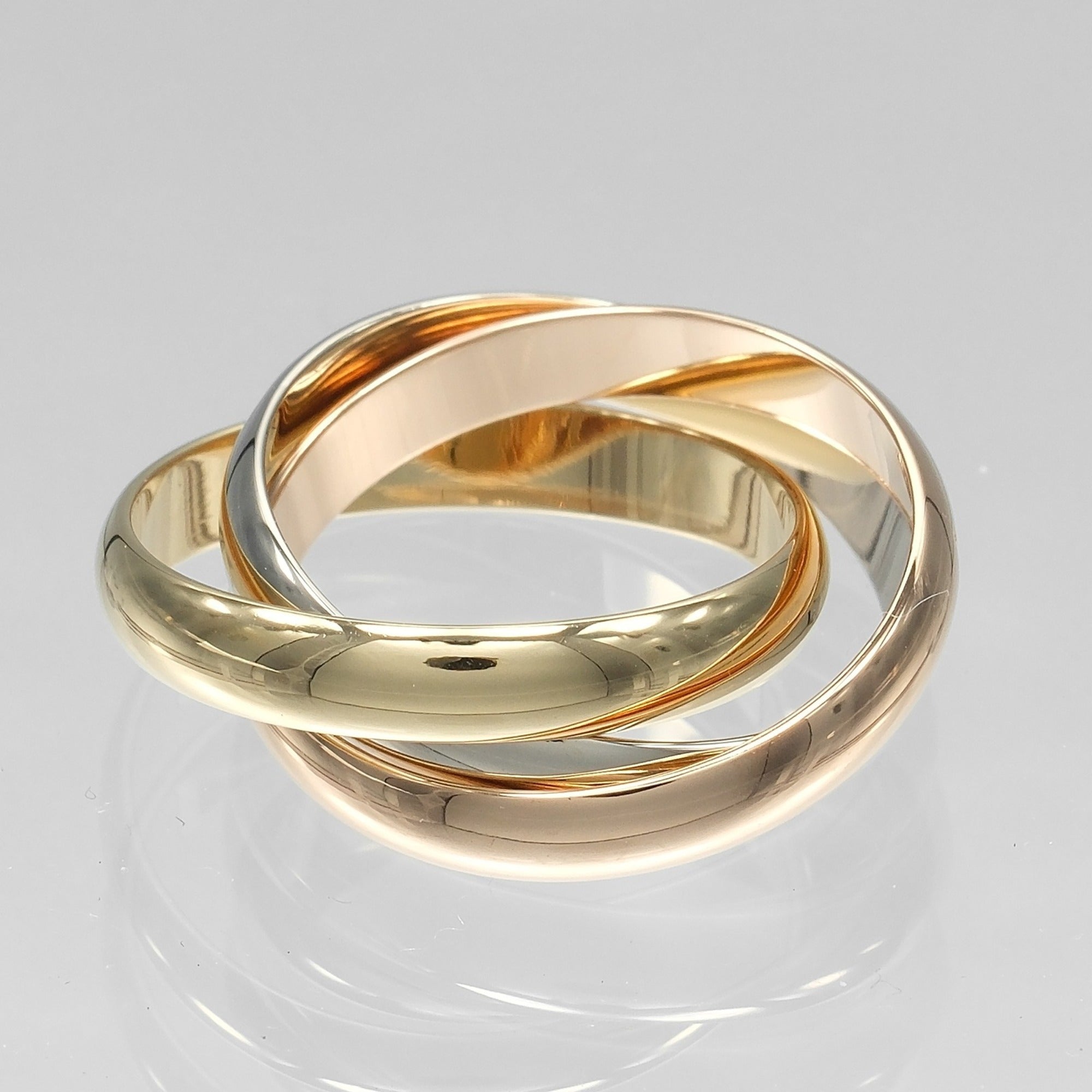 Cartier Yellow Gold (18K) Pink Gold (18K) White Gold (18K) Band Ring (Pre-Owned)