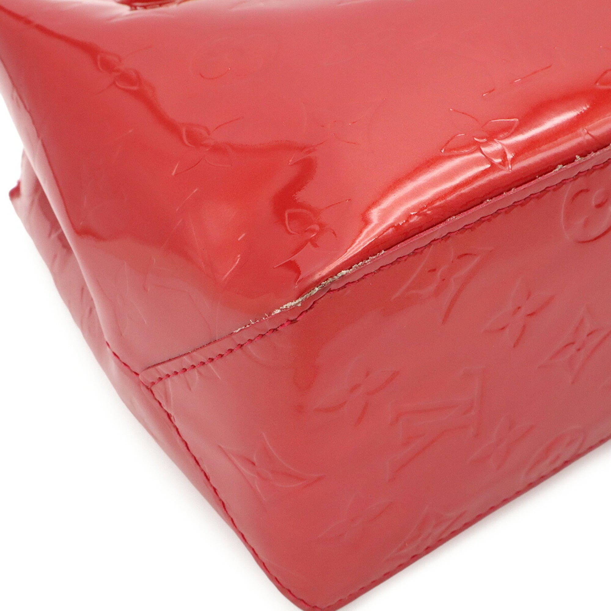 Louis Vuitton Pomme D'amour Patent Leather Handbag (Pre-Owned)