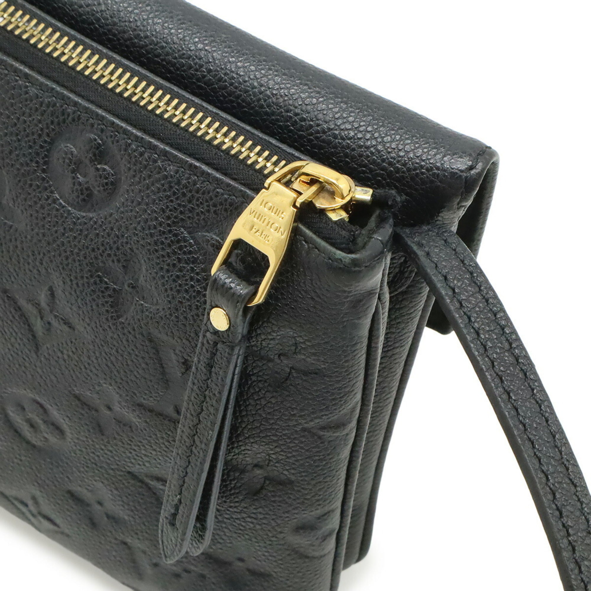 Louis Vuitton Monogram Empreinte Black Noir Monogram Empreinte Shoulder Bag (Pre-Owned)