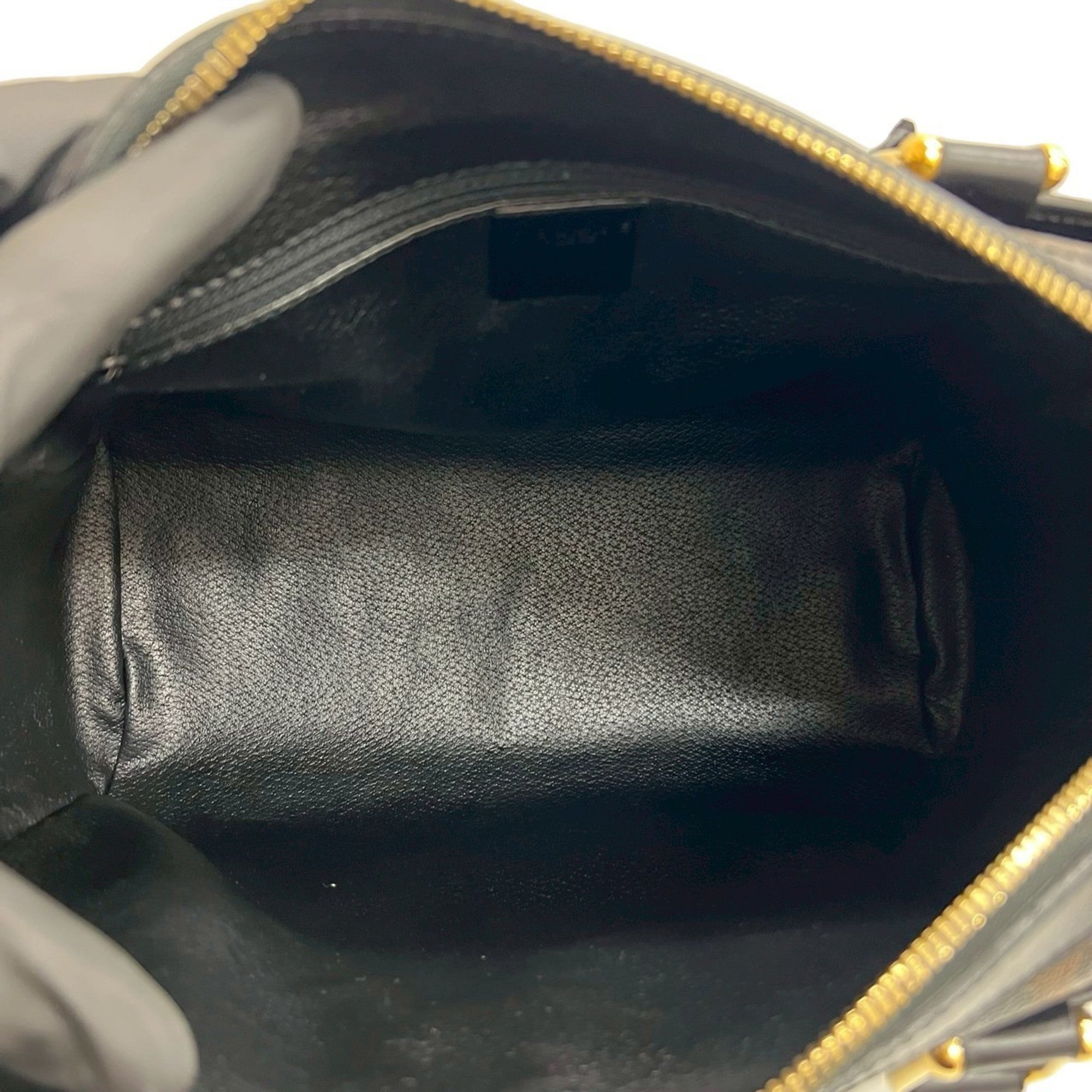 Celine Black Brown Leather Pvc Boston Bag Handbag (Pre-Owned)