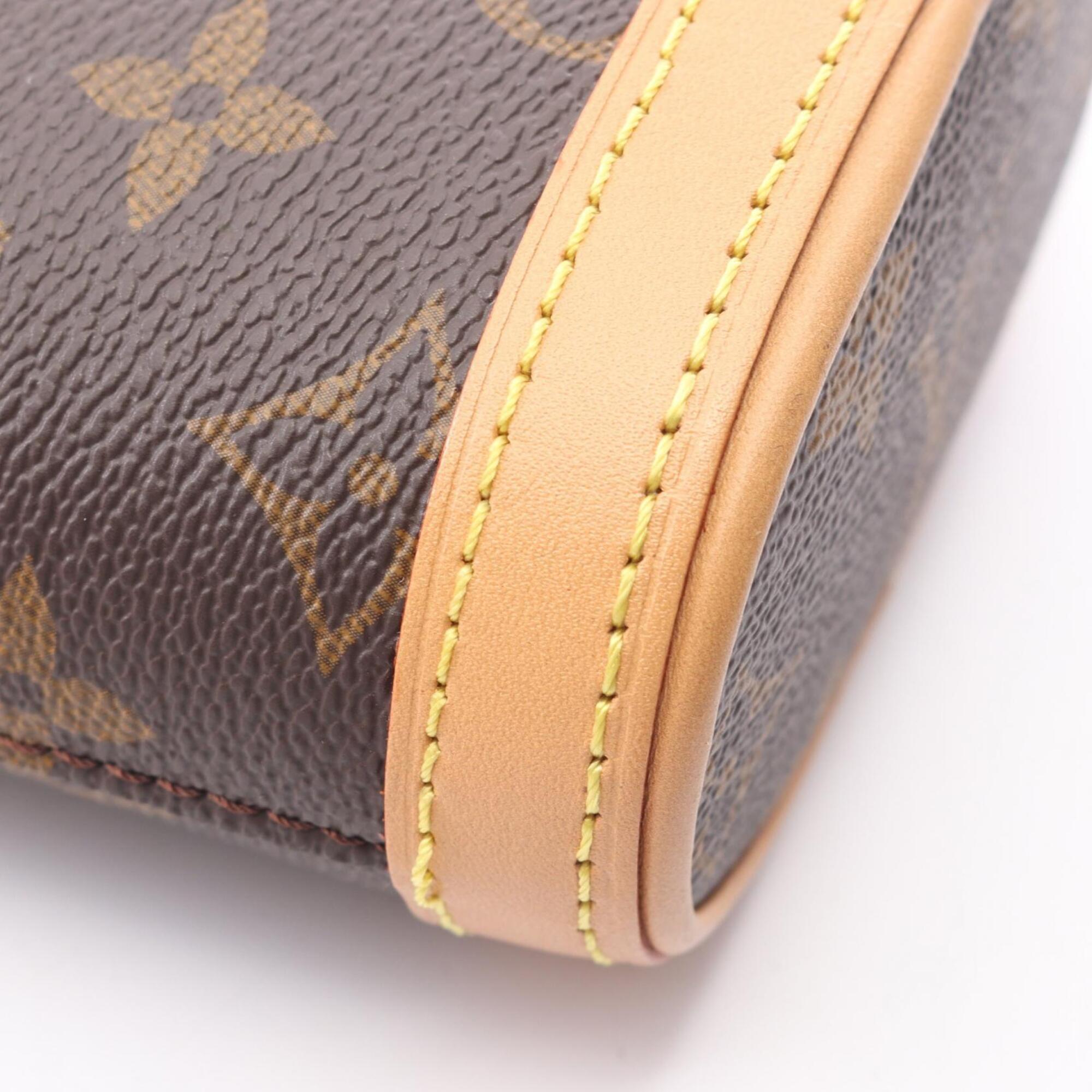 Louis Vuitton Monogram Brown Coated Canvas Leather Shoulder Bag (Pre-Owned)