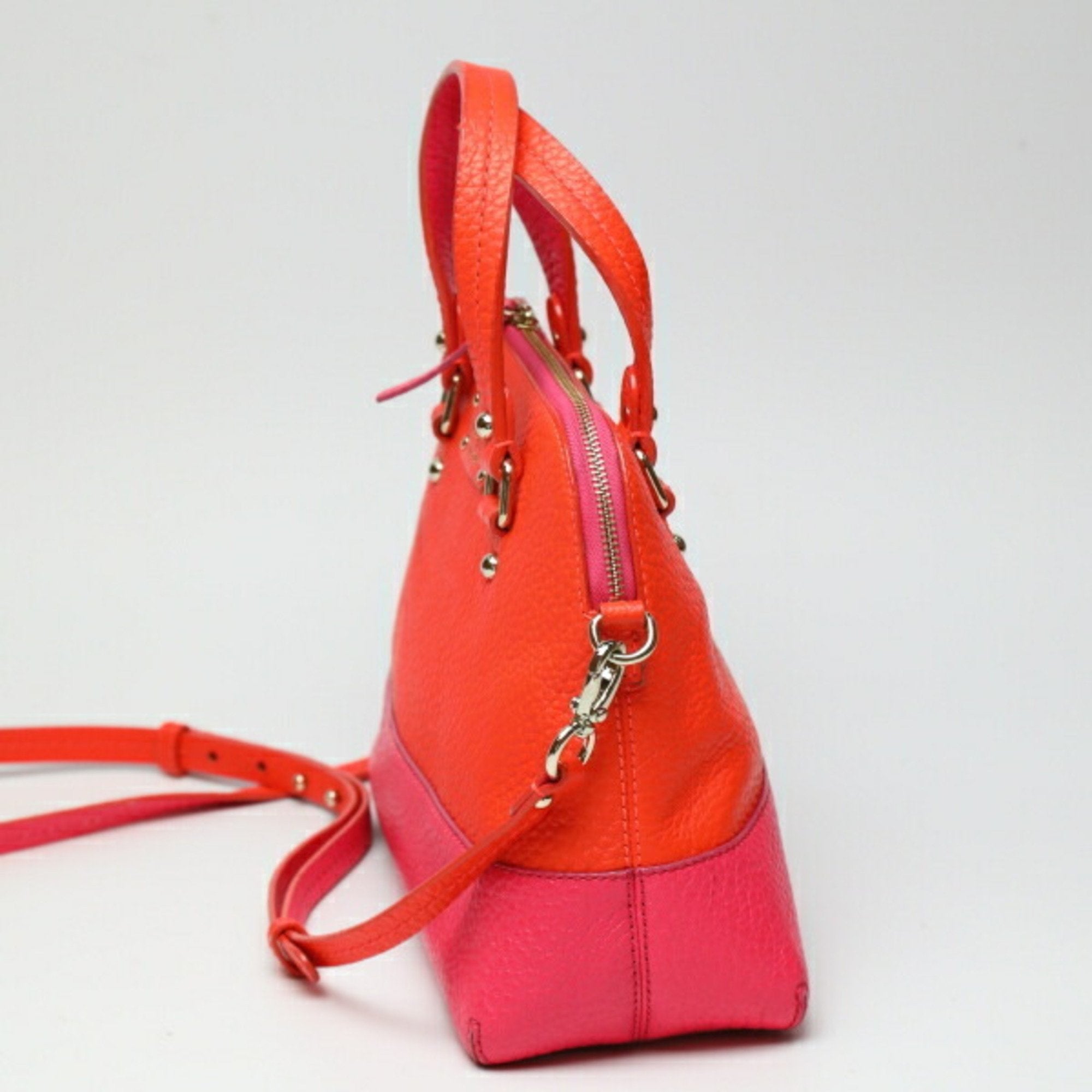 Kate Spade Orange Pink Handbag (Pre-Owned)
