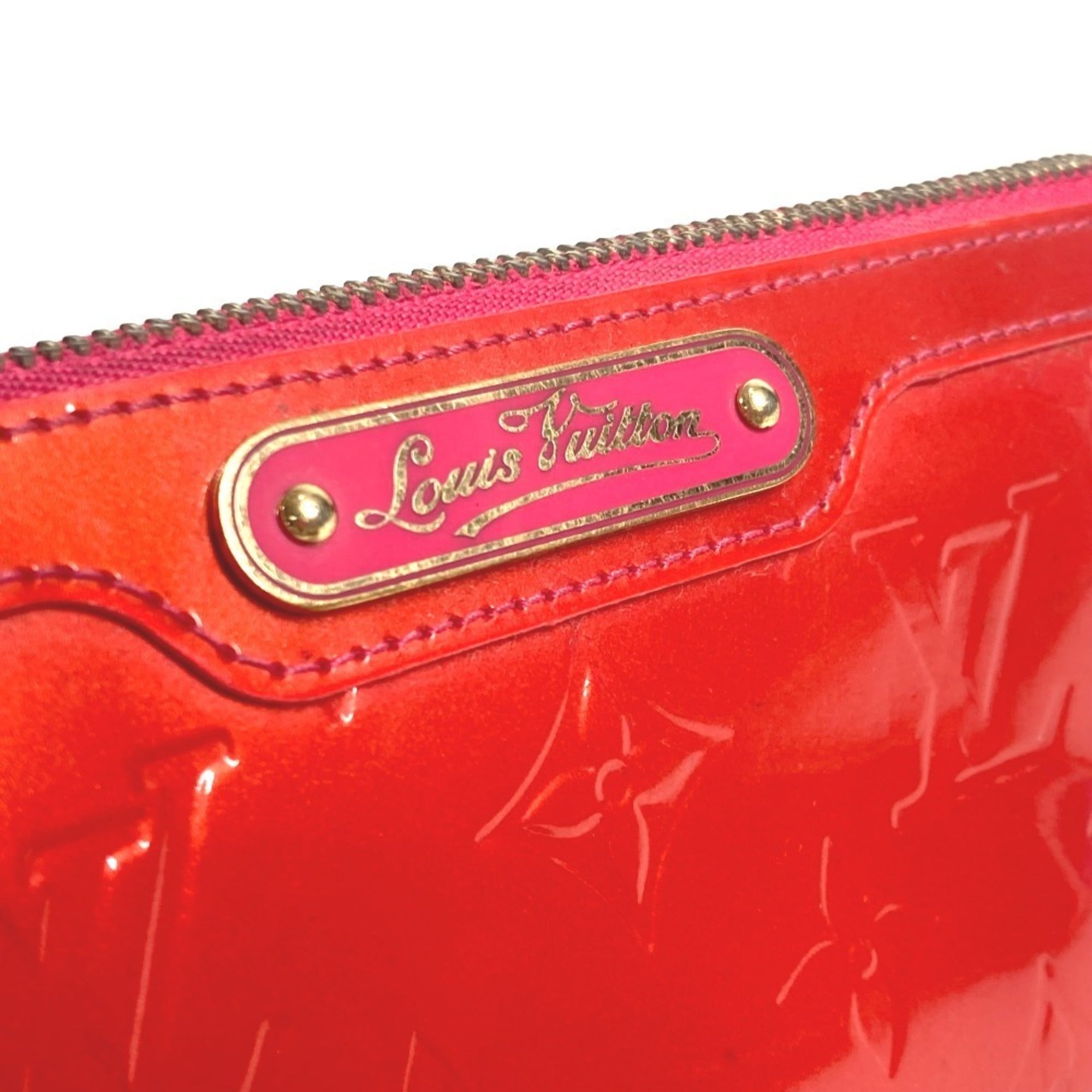 Louis Vuitton Monogram Vernis Pink Rose Pop Monogram Vernis Pouch (Pre-Owned)