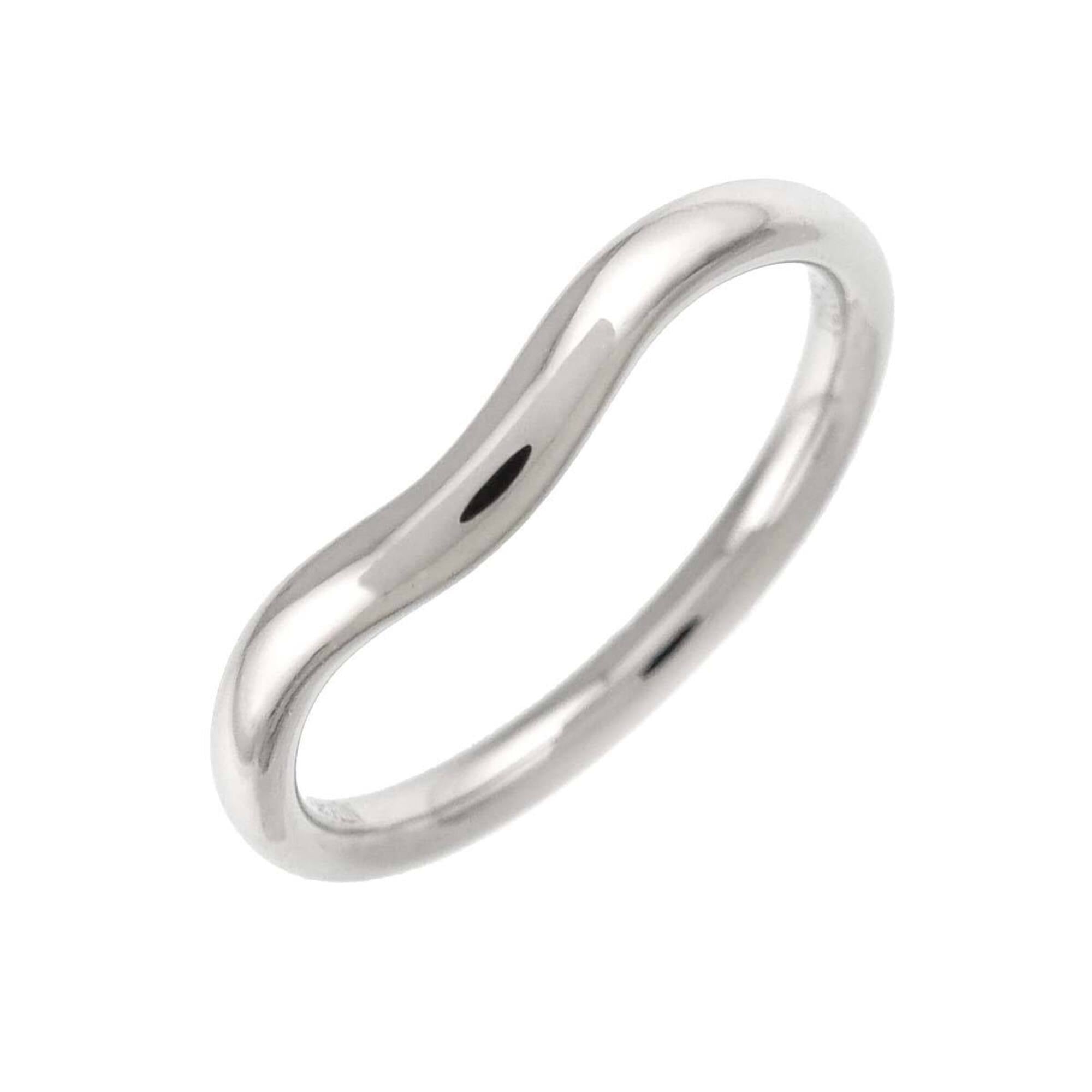 Tiffany Platinum Platinum 950 Band Ring (Pre-Owned)