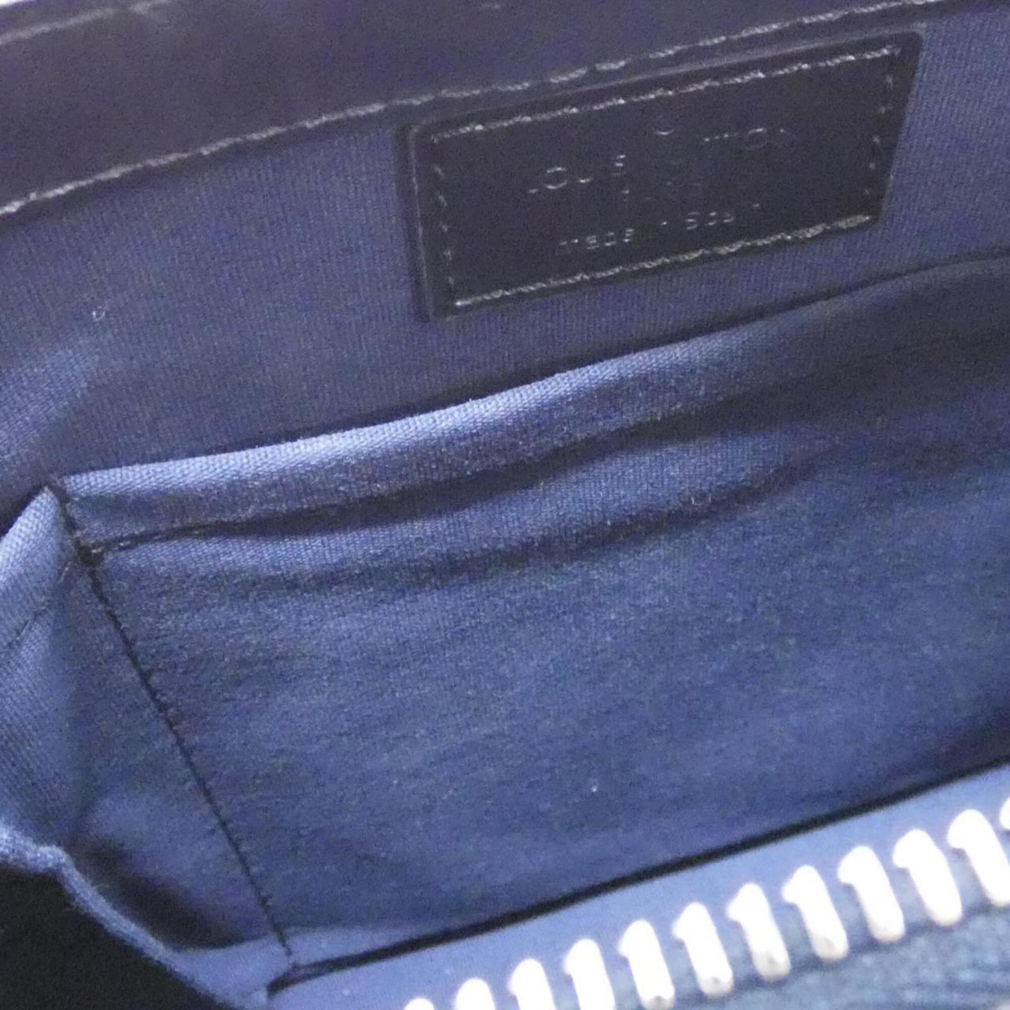Louis Vuitton Blue Leather Shoulder Bag (Pre-Owned)
