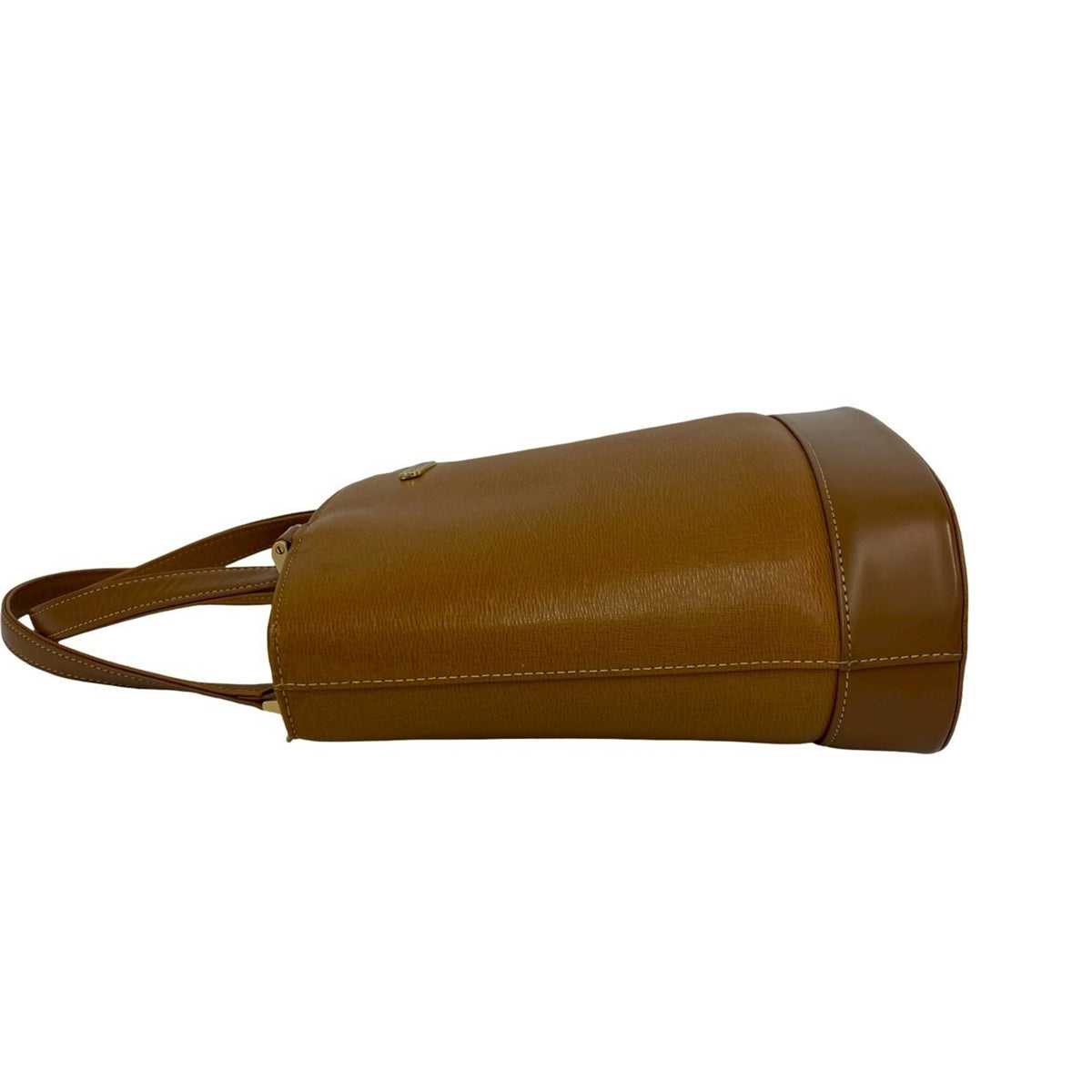 Burberry Brown Leather Handbag Tote Bag (Pre-Owned)